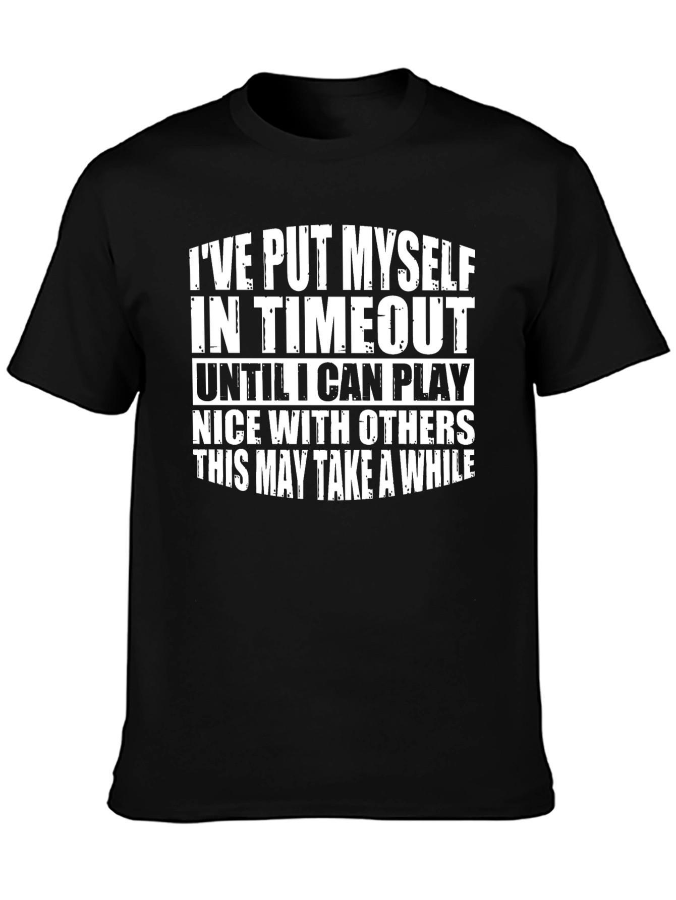 Funny Time Out Graphic T-Shirt