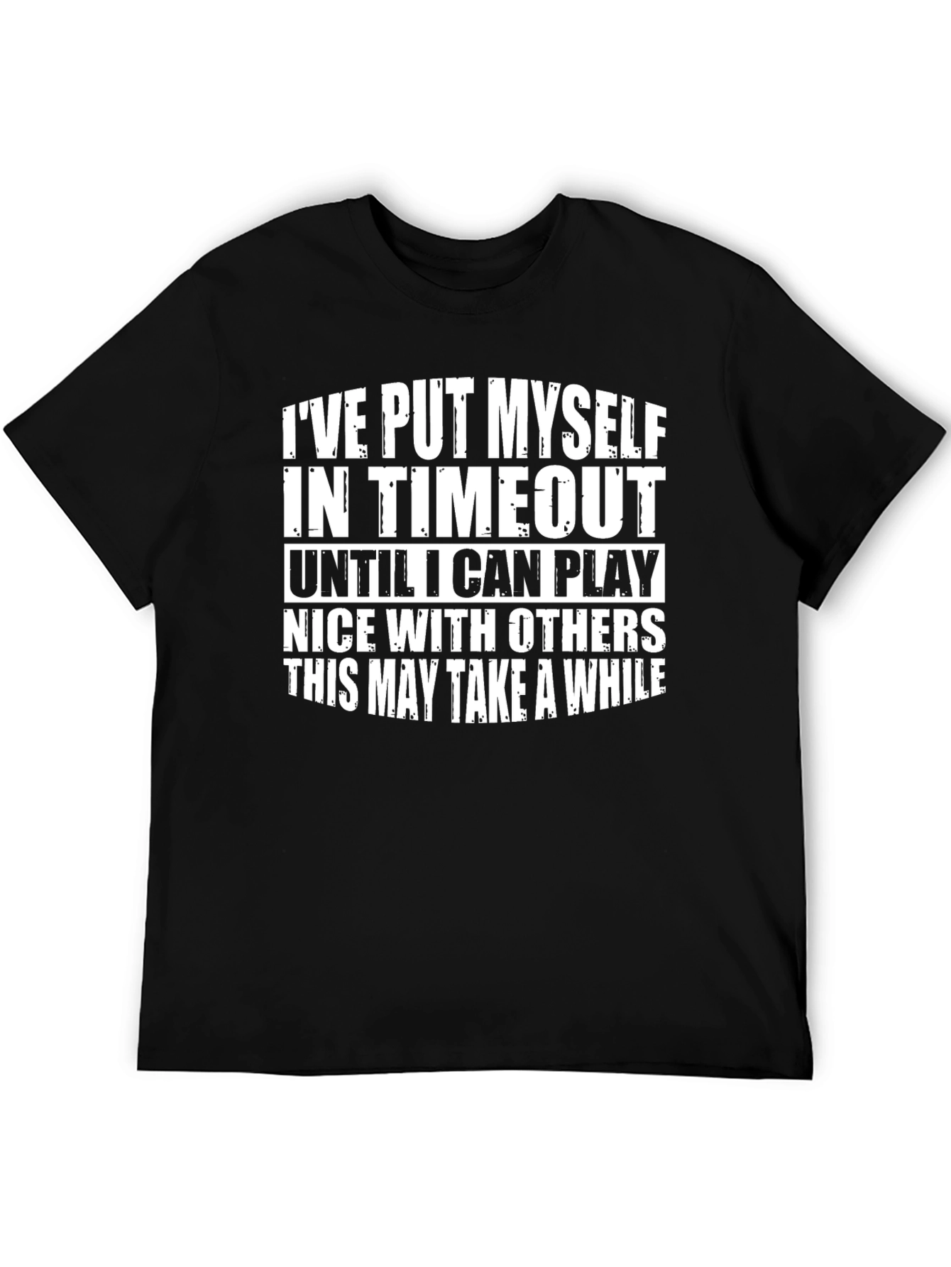 Funny Time Out Graphic T-Shirt
