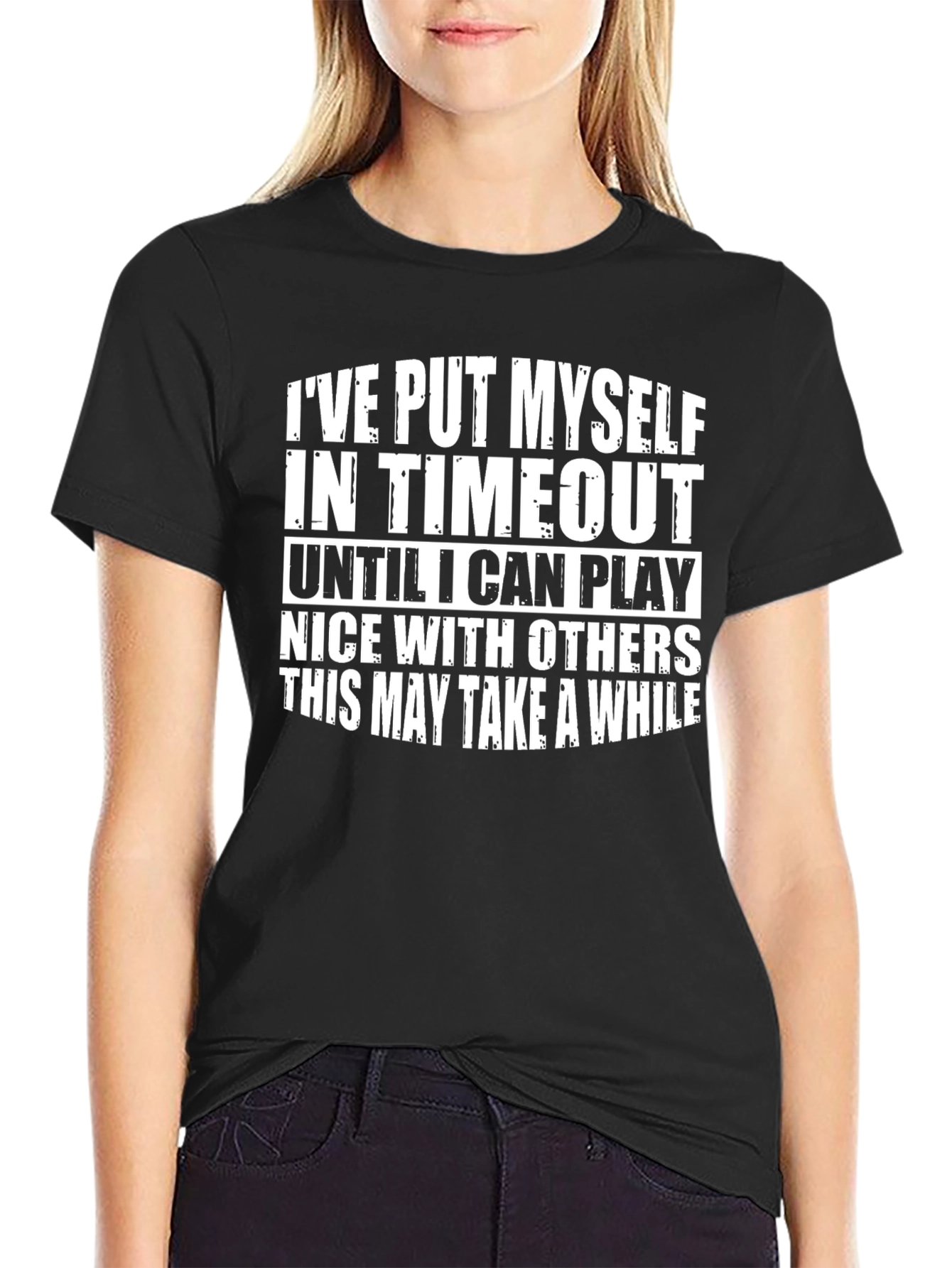 Funny Time Out Graphic T-Shirt