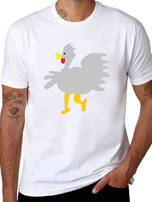 Funny Chicken Graphic T-Shirt - Unisex Black Tee