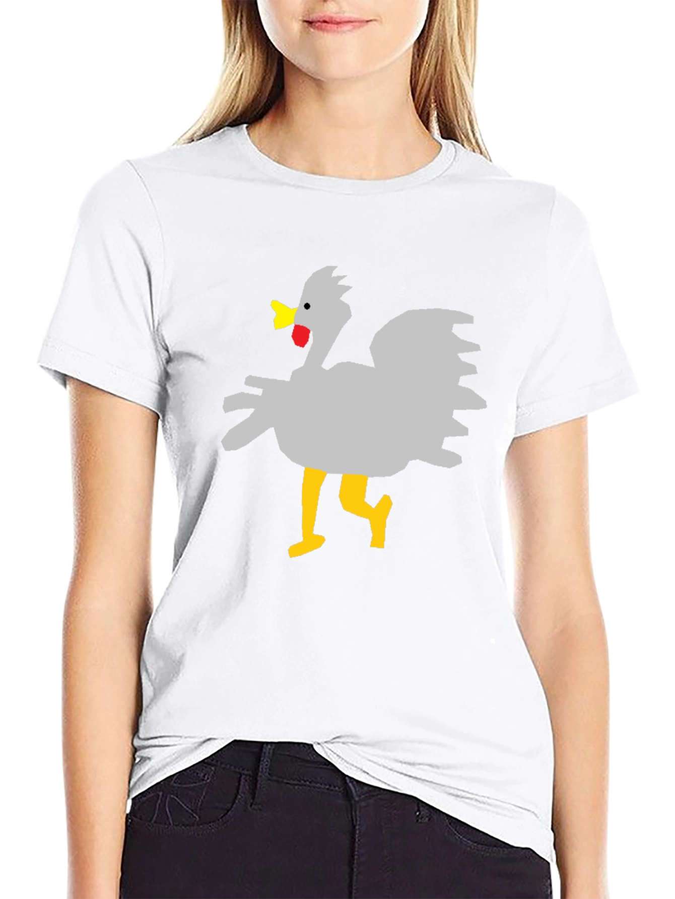 Funny Chicken Graphic T-Shirt - Unisex Black Tee