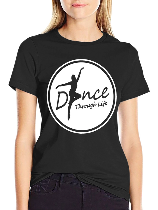 Dance Through Life Black Graphic Tee