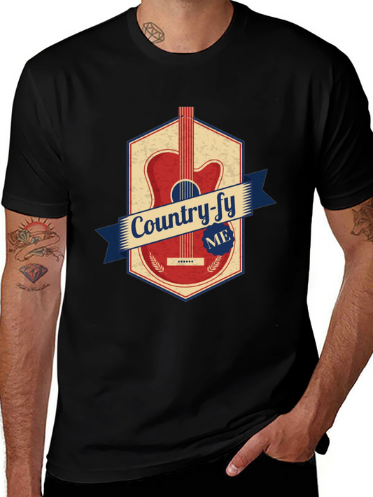 Country-fy Me Graphic Tee - Acoustic Guitar Design