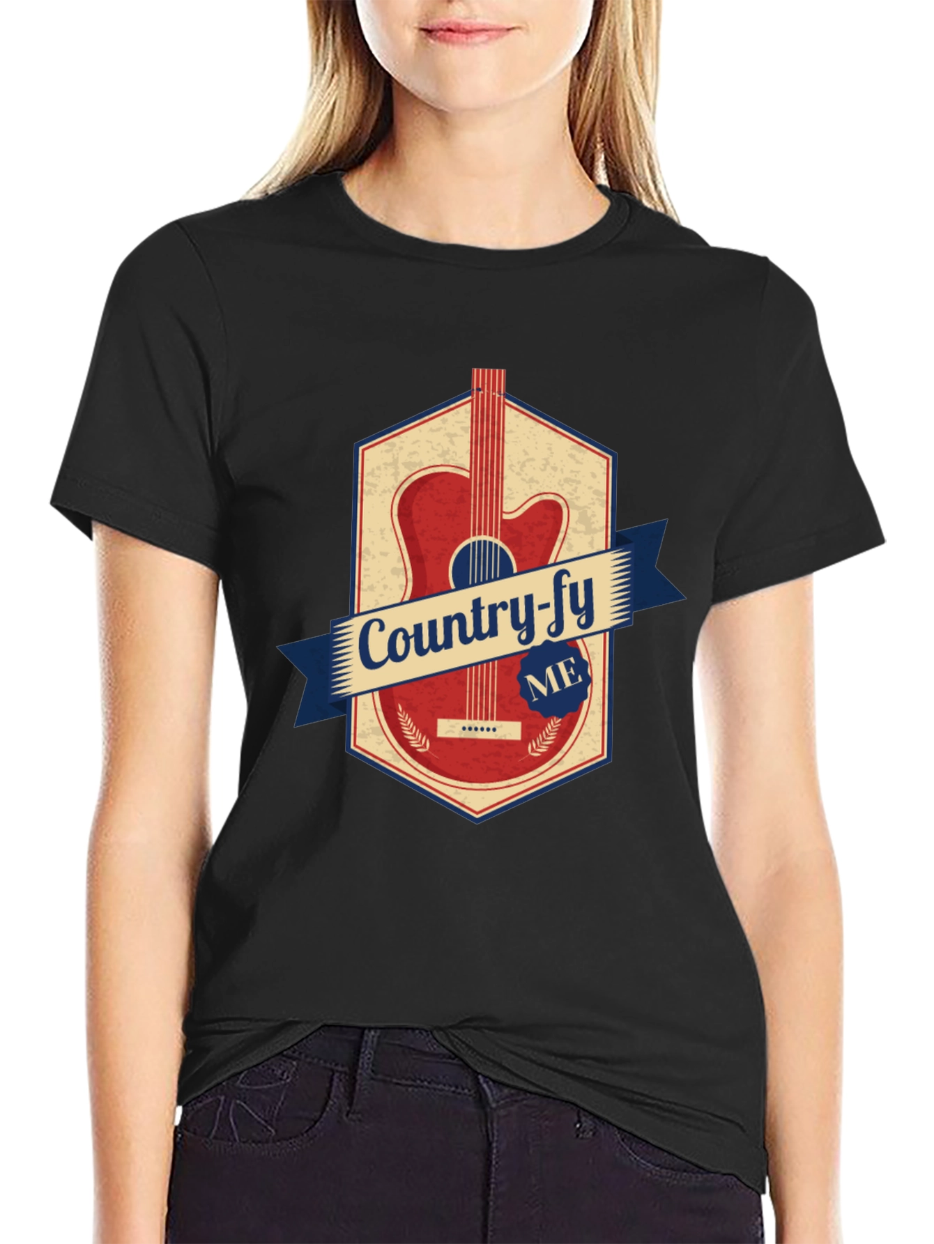 Country-fy Me Graphic Tee - Acoustic Guitar Design