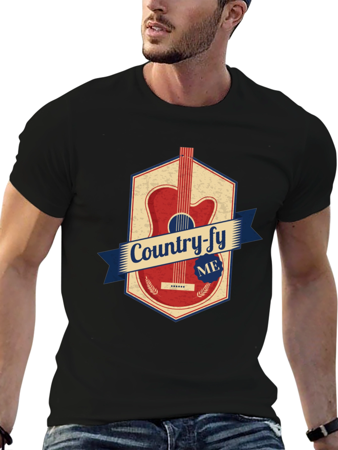 Country-fy Me Graphic Tee - Acoustic Guitar Design