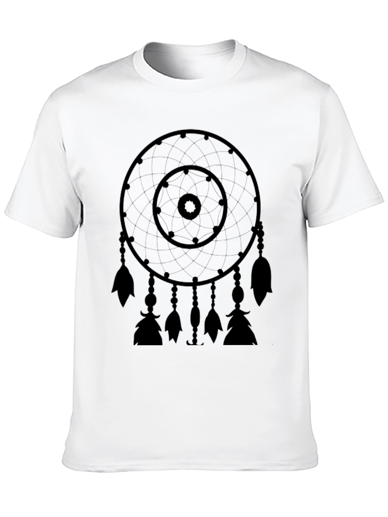 Dreamcatcher Graphic Tee - Black Cotton Blend