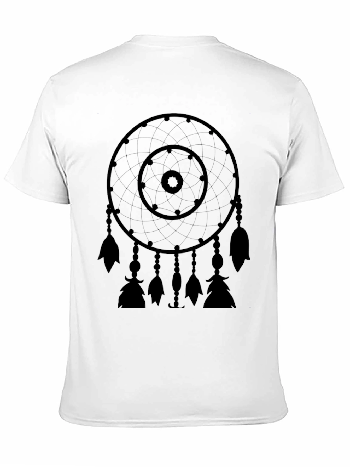 Dreamcatcher Graphic Tee - Black Cotton Blend