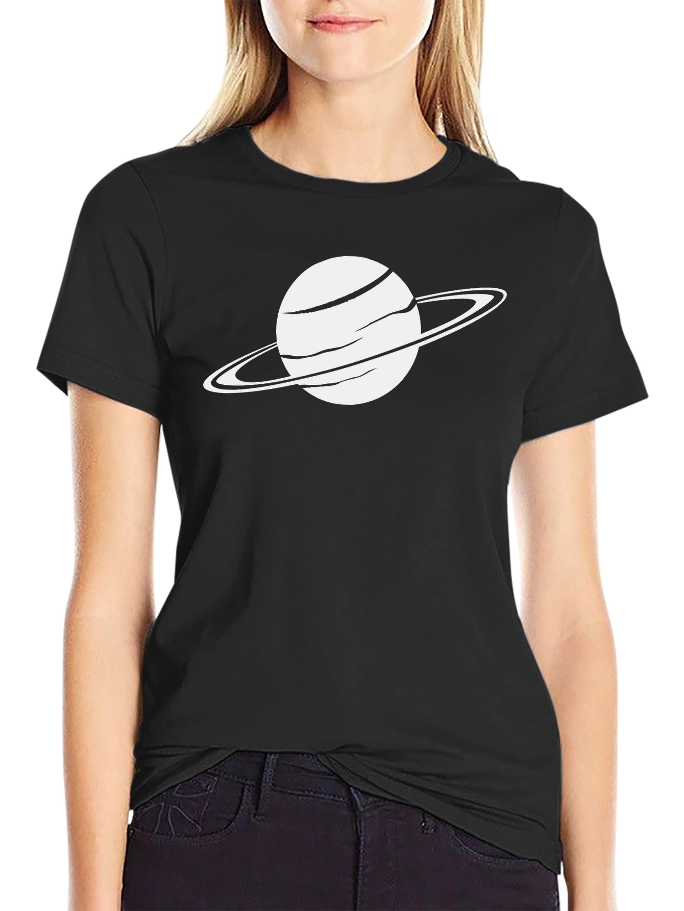 Saturn Graphic Tee - Space Saturn T-Shirt