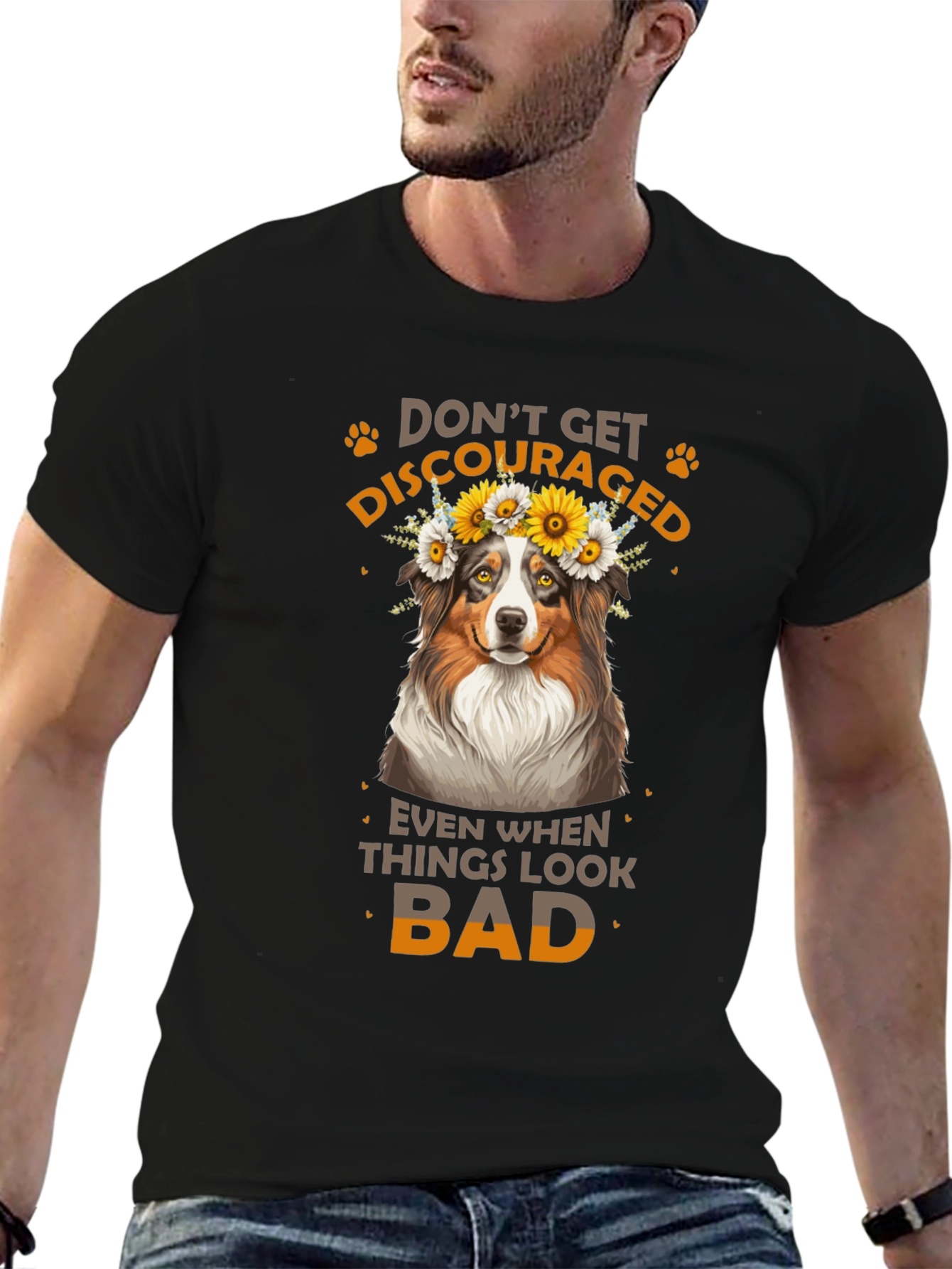 Dont Get Discouraged Dog T-Shirt