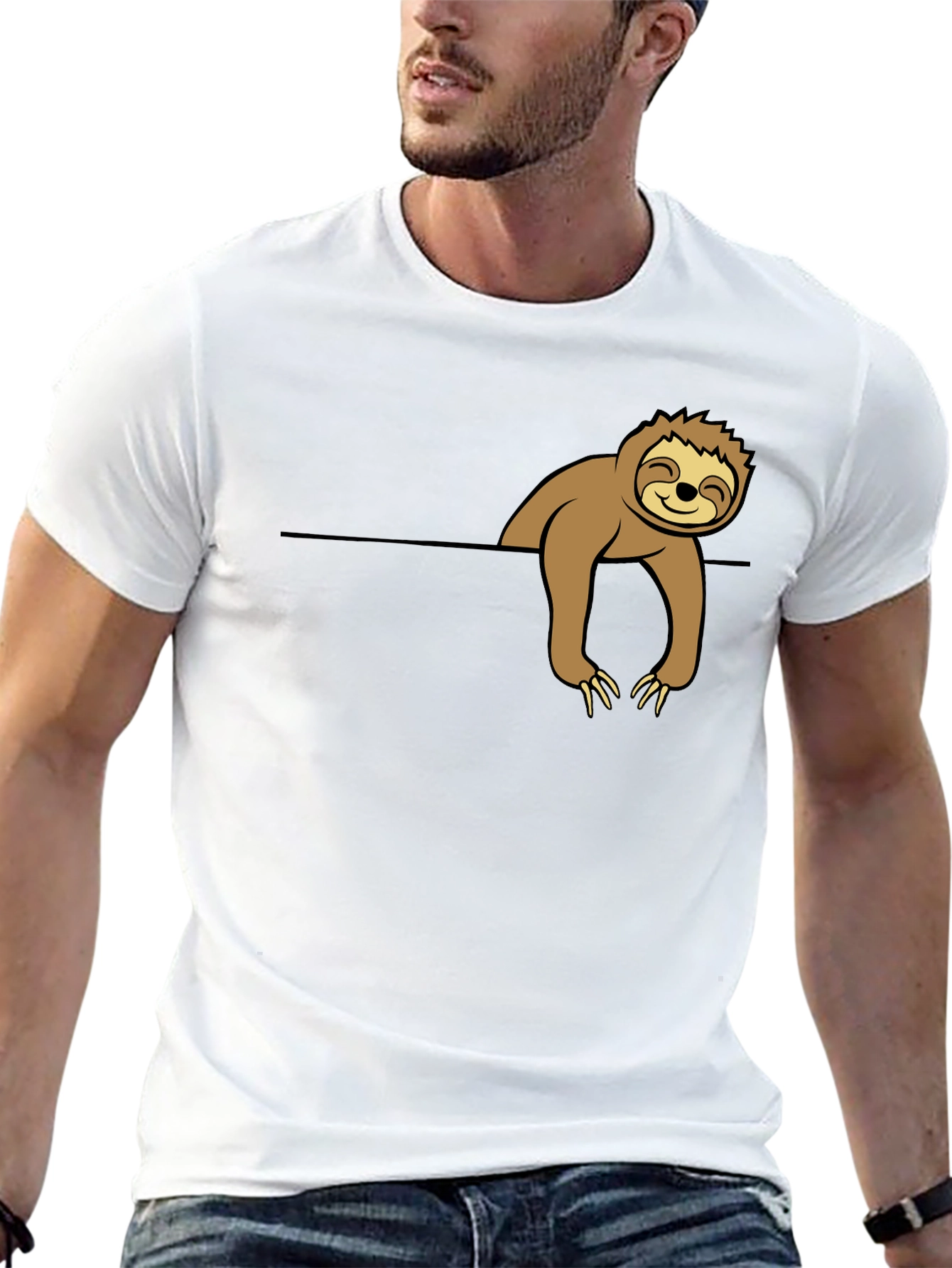 Sloth Graphic Tee - Cute & Casual