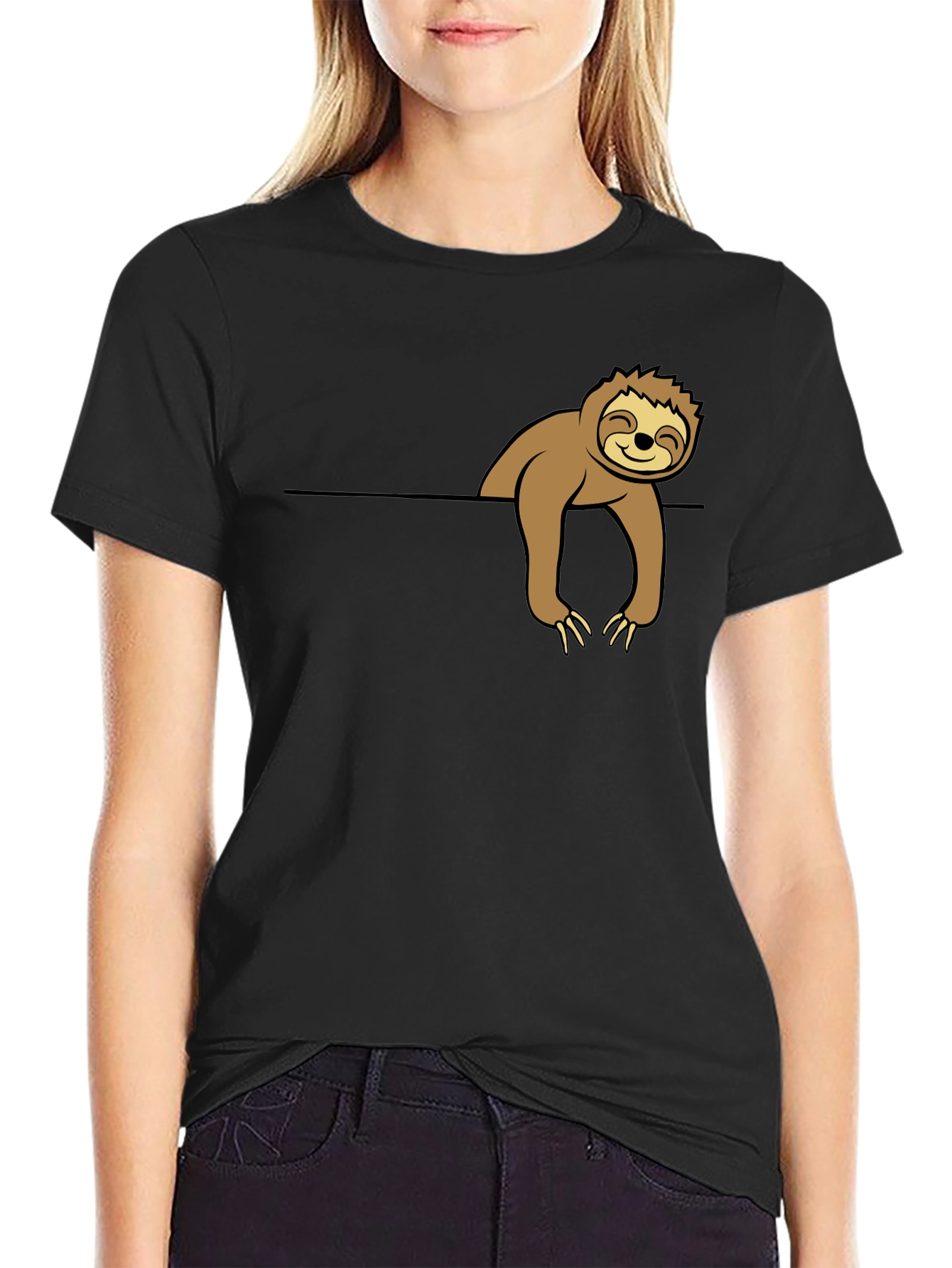 Sloth Graphic Tee - Cute & Casual