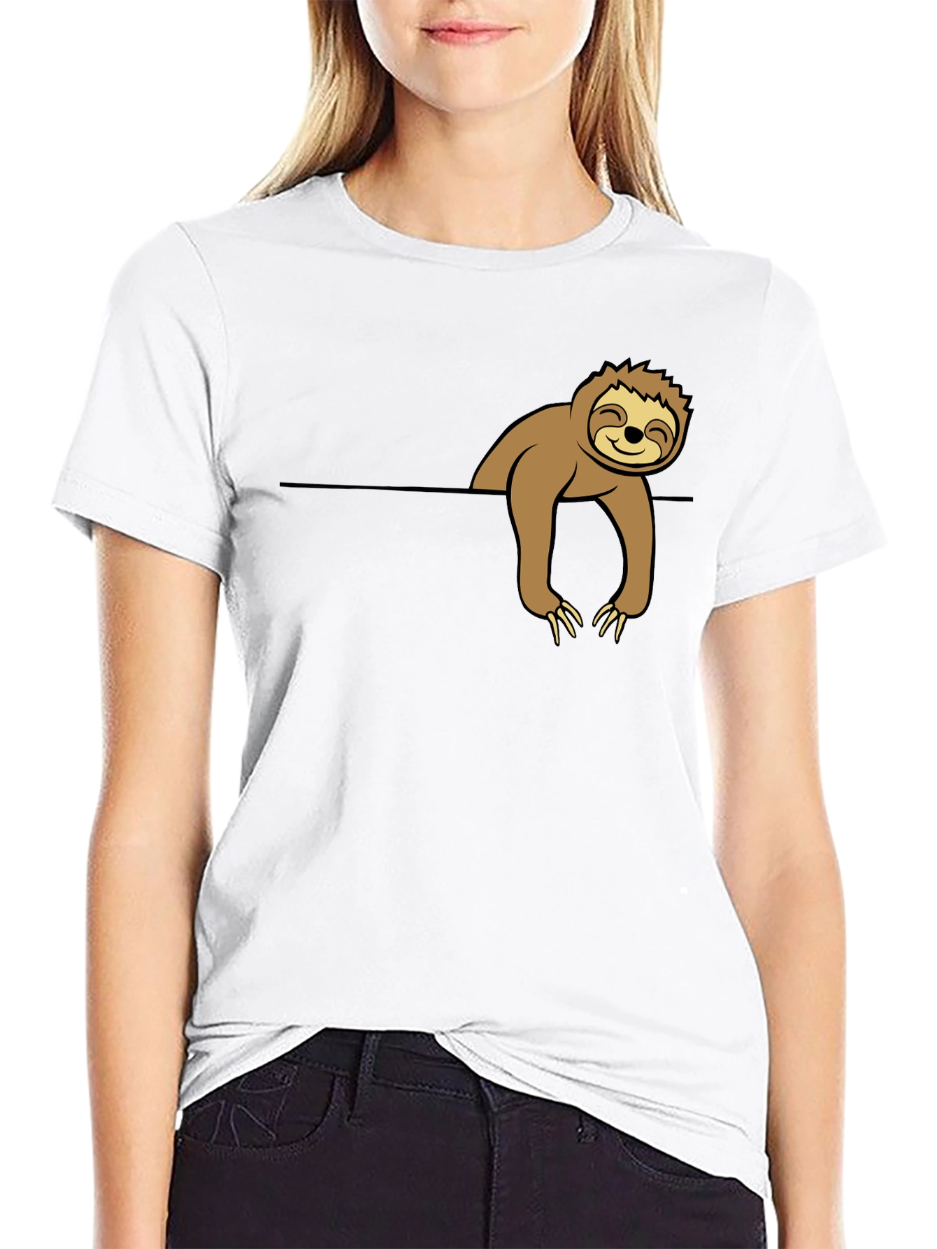 Sloth Graphic Tee - Cute & Casual