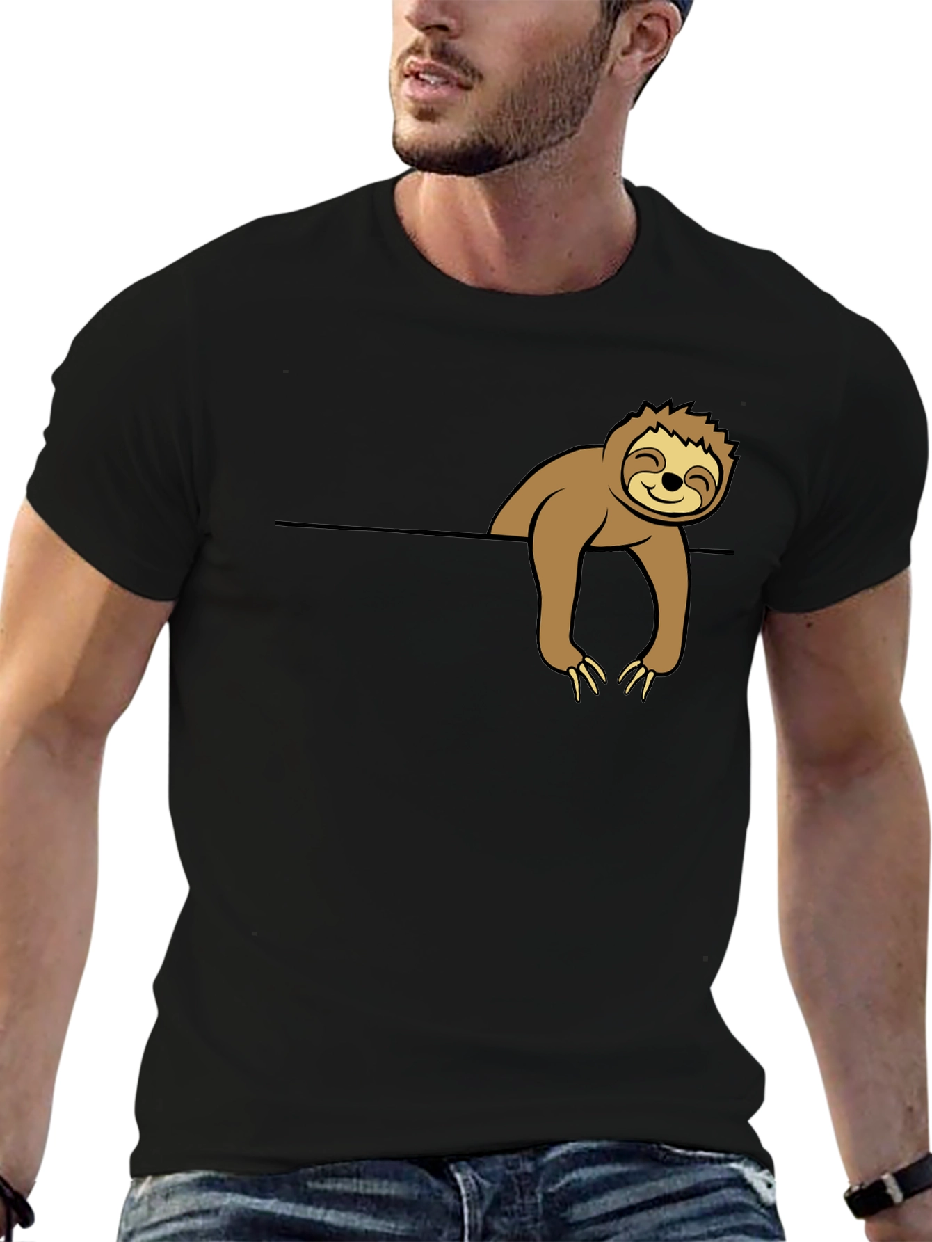 Sloth Graphic Tee - Cute & Casual