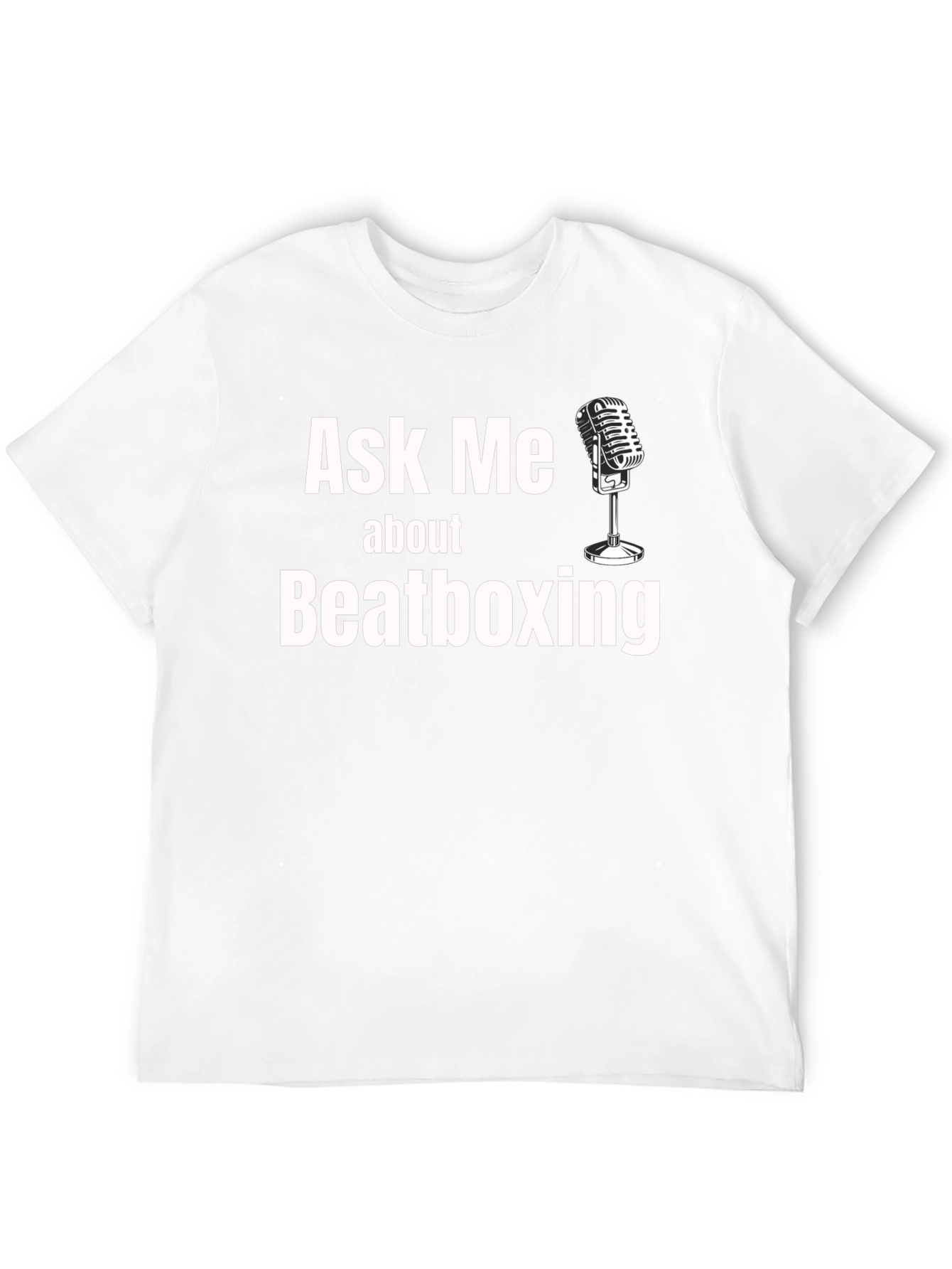 Ask Me About Beatboxing Black T-Shirt