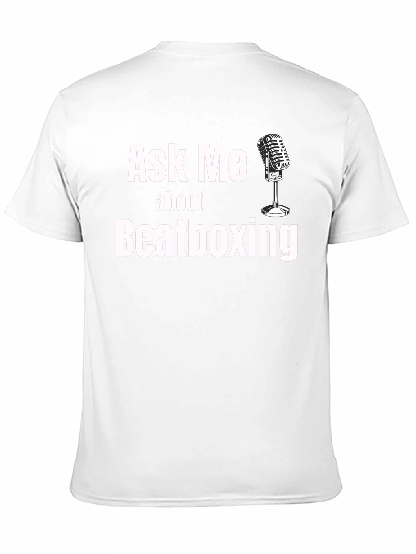 Ask Me About Beatboxing Black T-Shirt