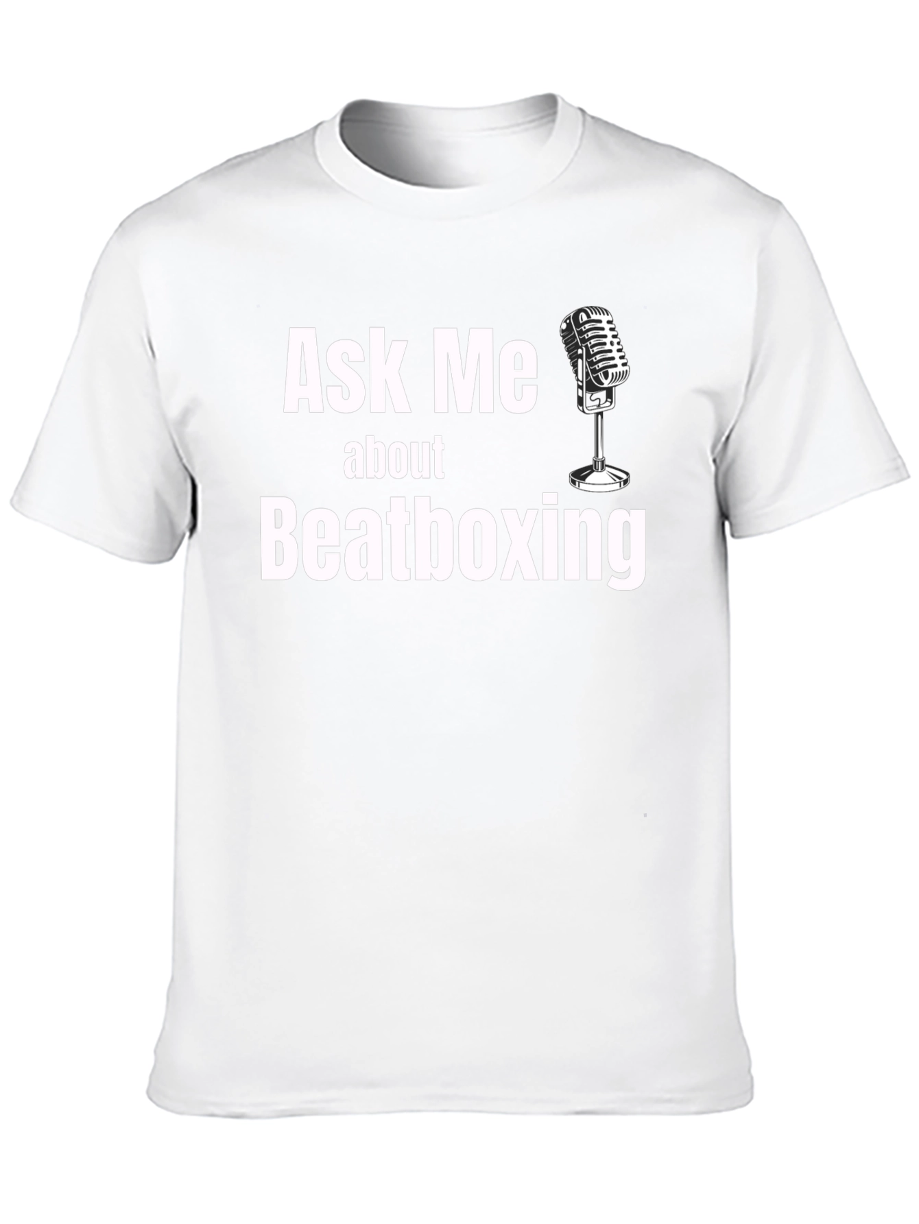 Ask Me About Beatboxing Black T-Shirt