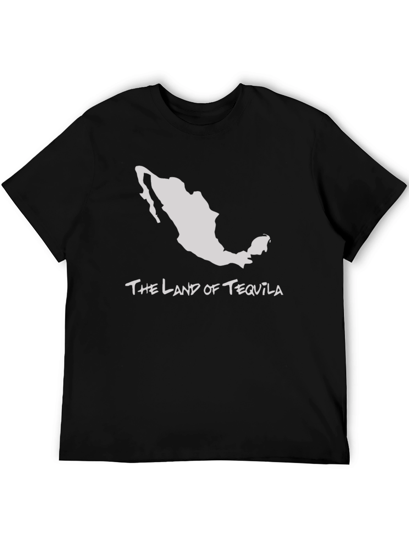 The Land of Tequila Graphic T-Shirt - Black