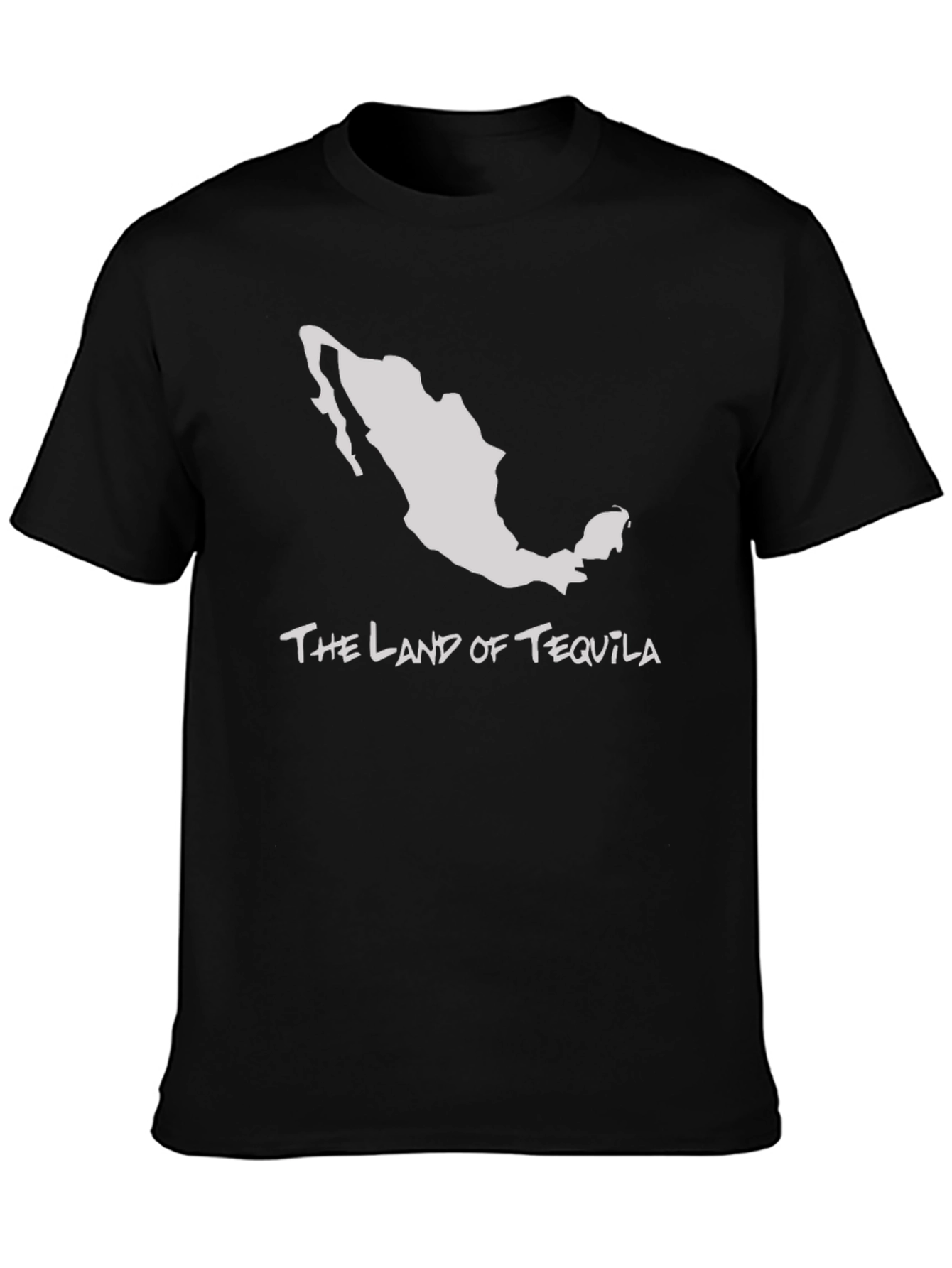 The Land of Tequila Graphic T-Shirt - Black