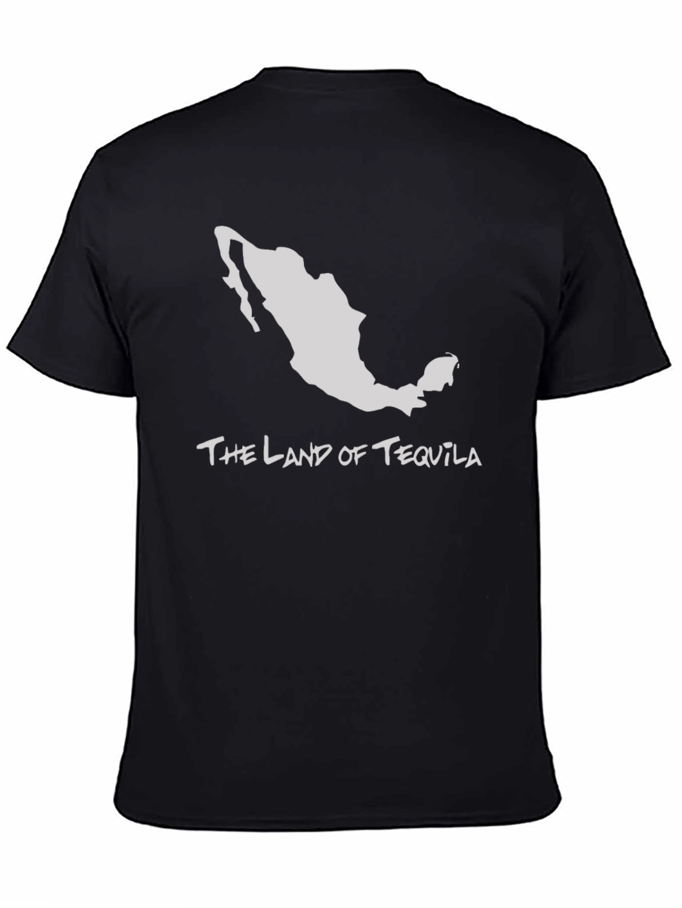 The Land of Tequila Graphic T-Shirt - Black