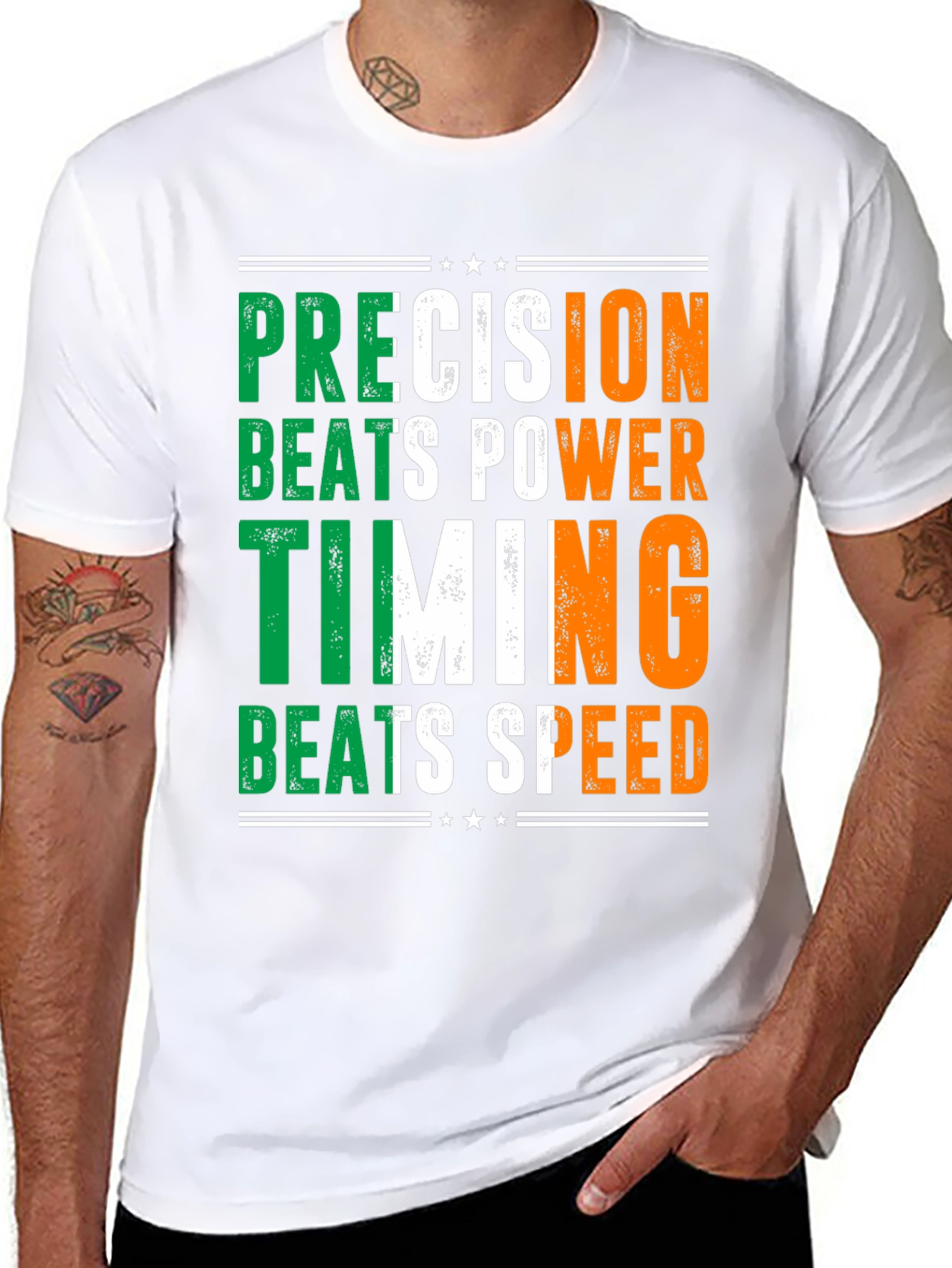 Precision Beats Power Timing Shirt