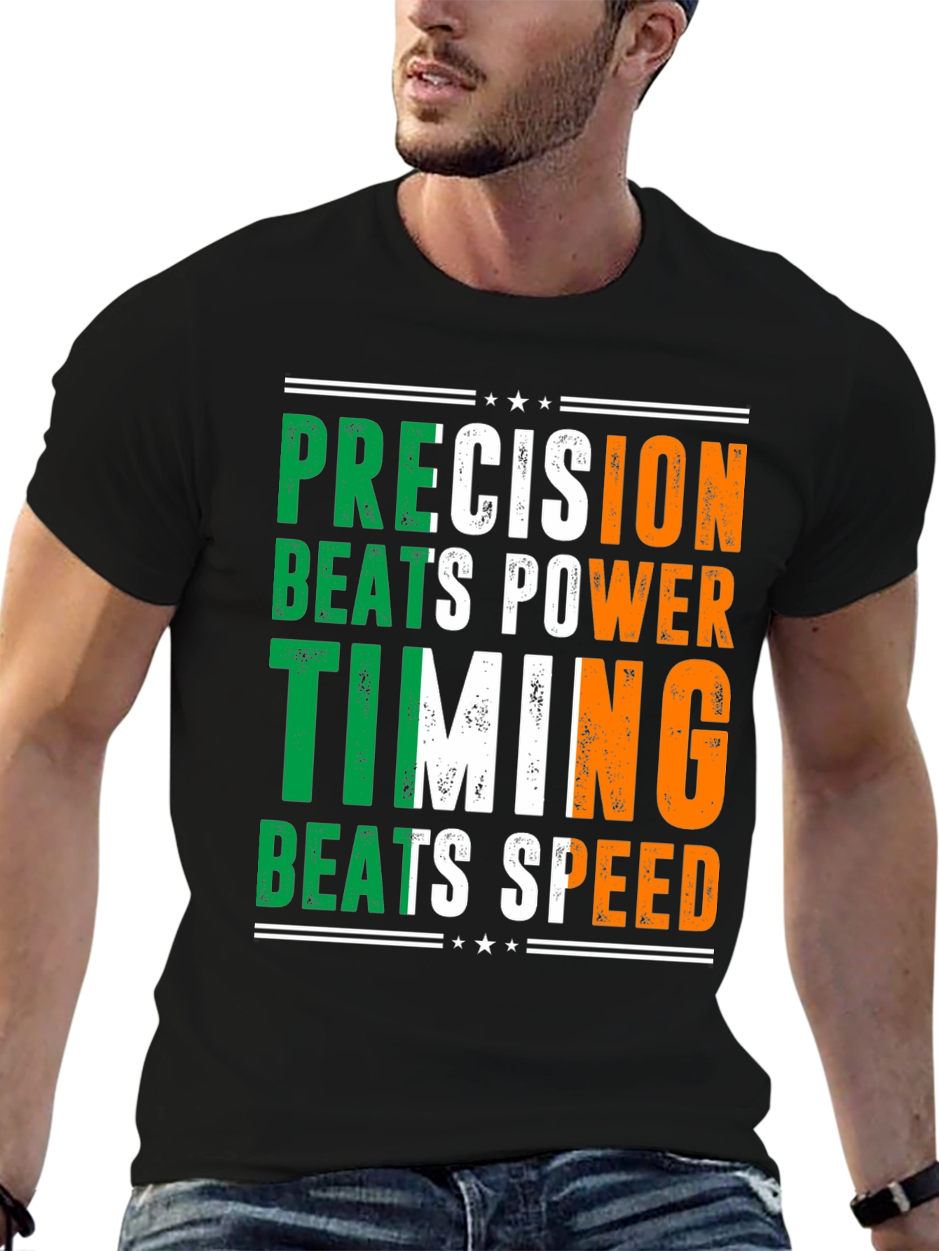 Precision Beats Power Timing Shirt