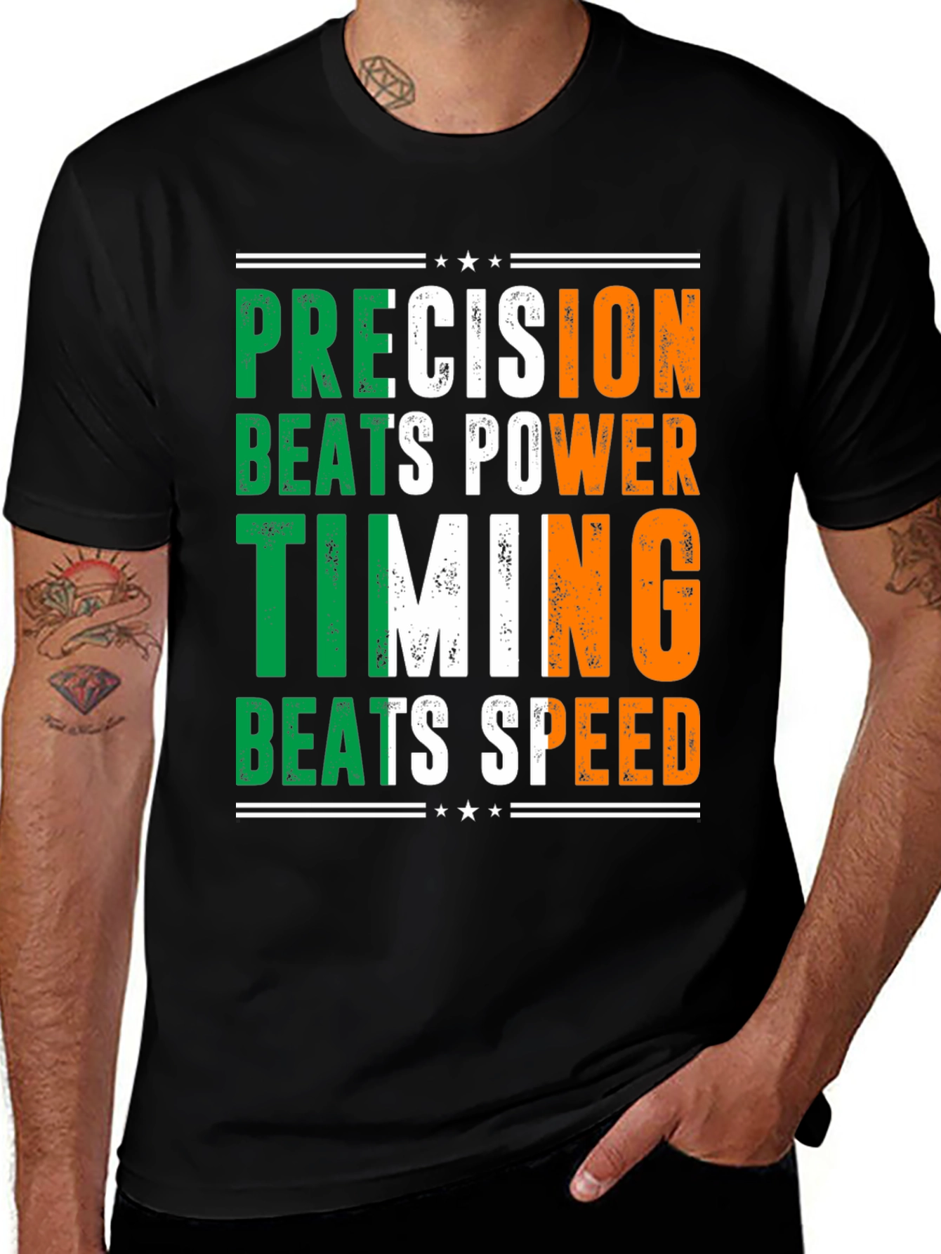 Precision Beats Power Timing Shirt