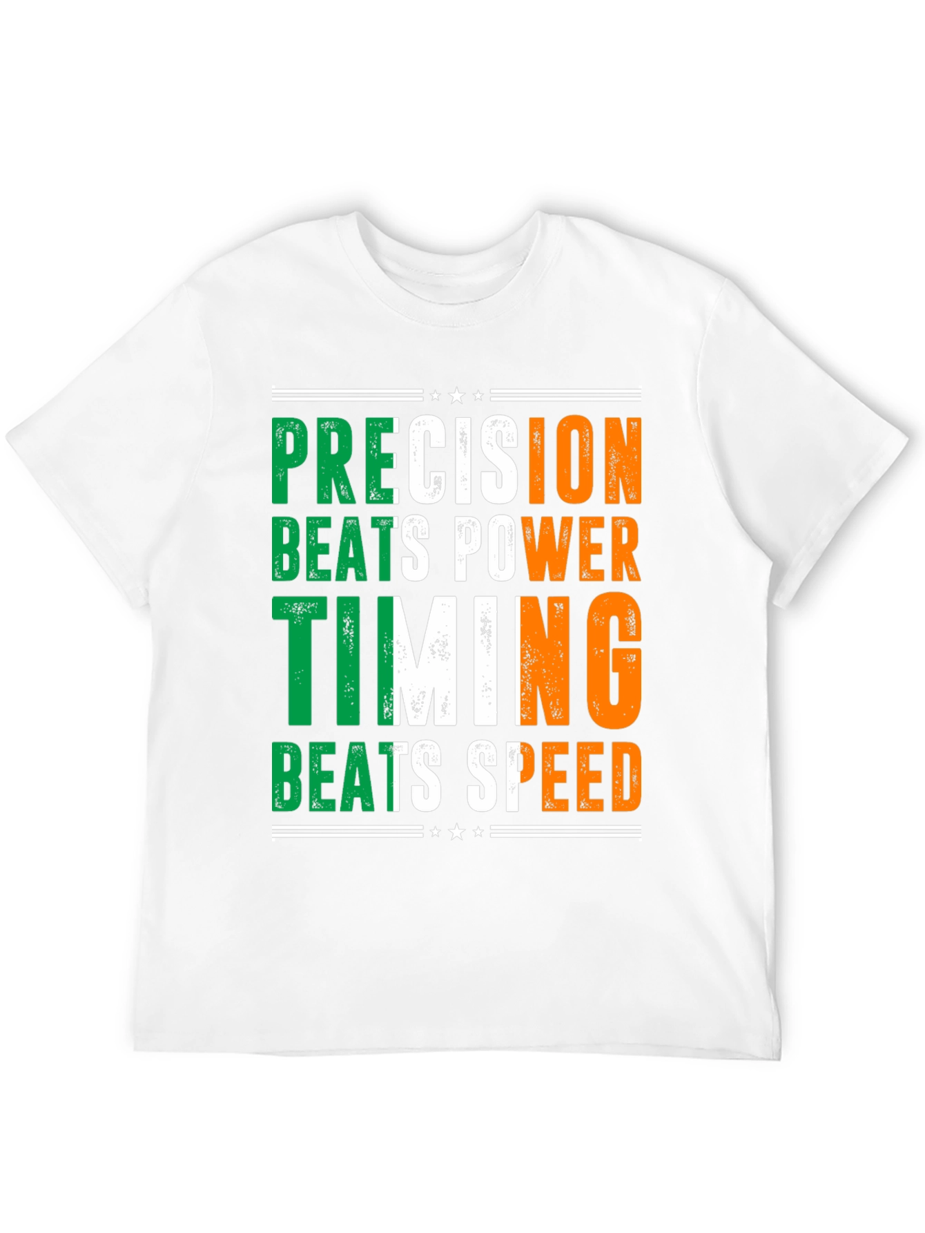 Precision Beats Power Timing Shirt