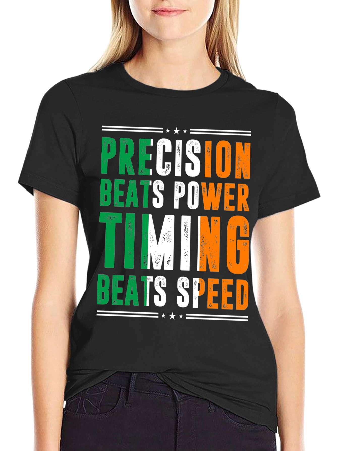 Precision Beats Power Timing Shirt