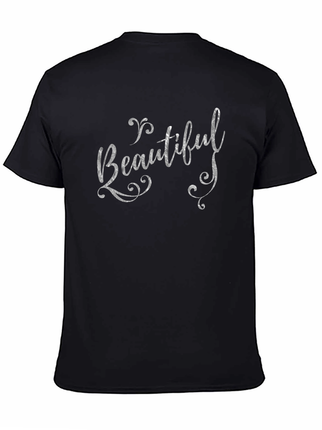 Beautiful Graphic Tee - Stylish Black Cotton Shirt
