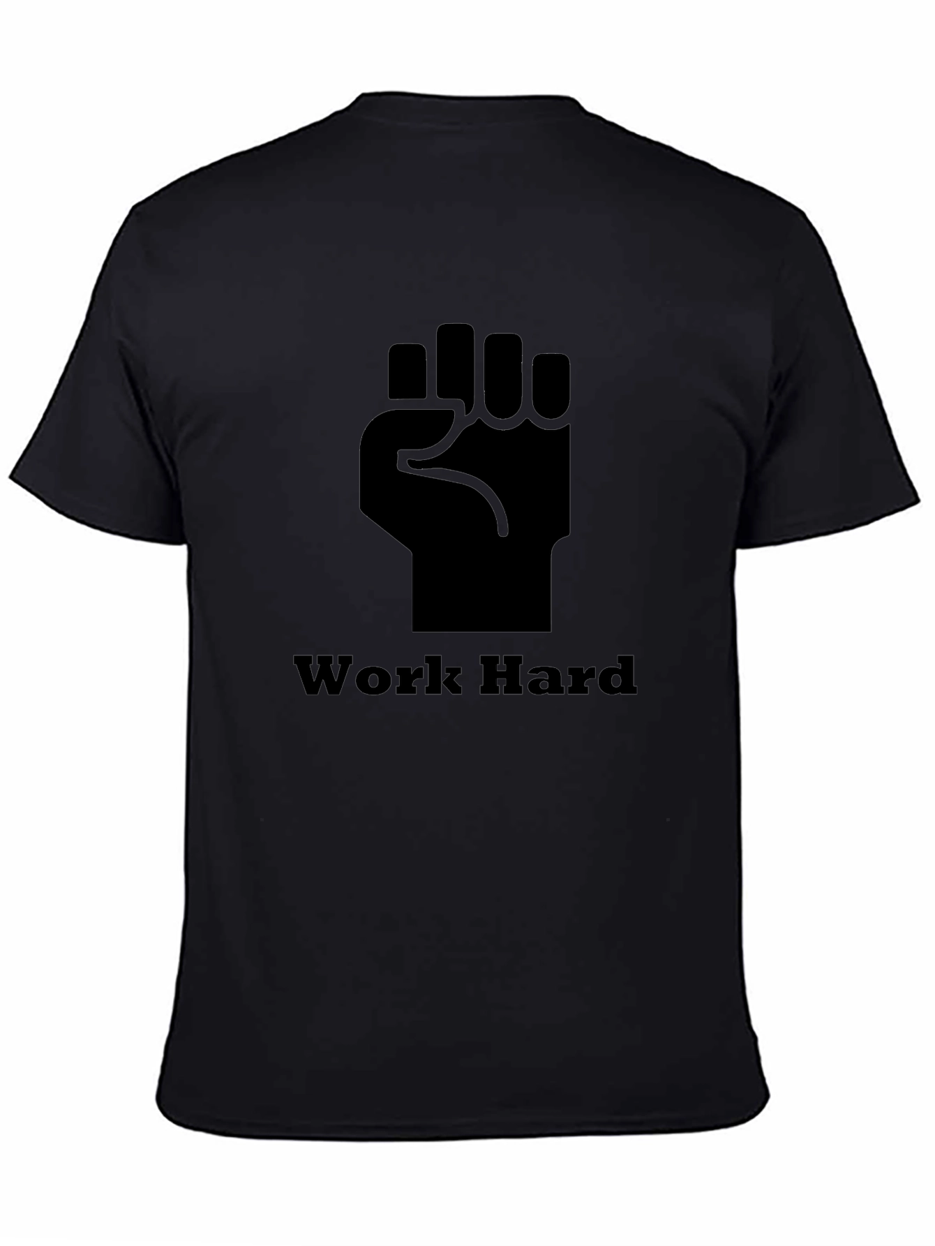 Work Hard Fist T-Shirt - Black