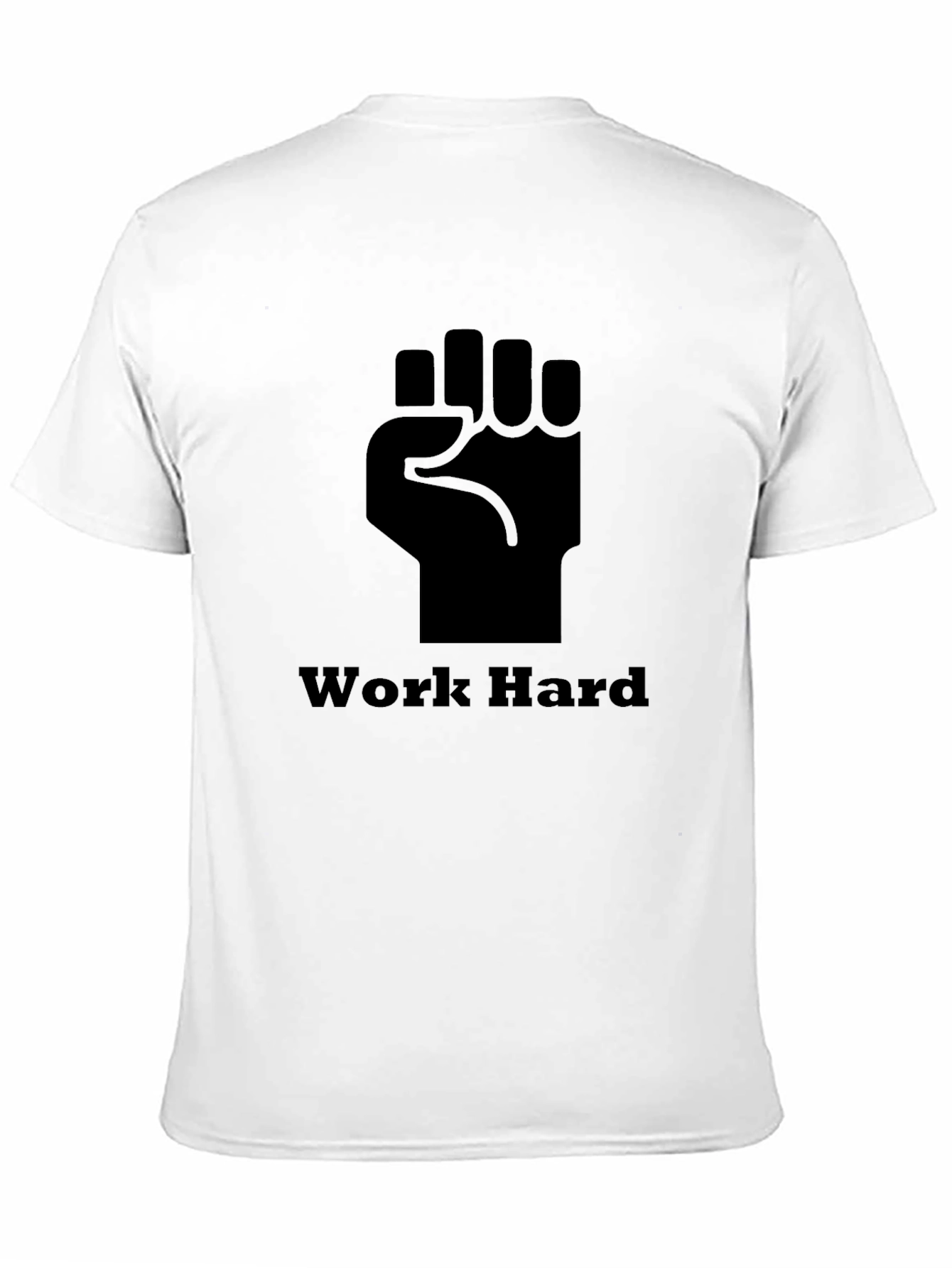 Work Hard Fist T-Shirt - Black