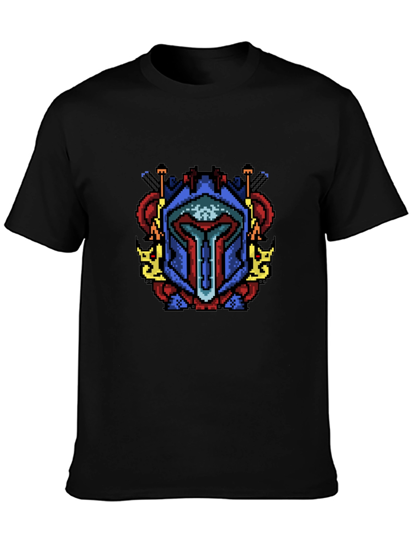 Pixel Art Mandalorian T-Shirt - Sci-Fi Cool