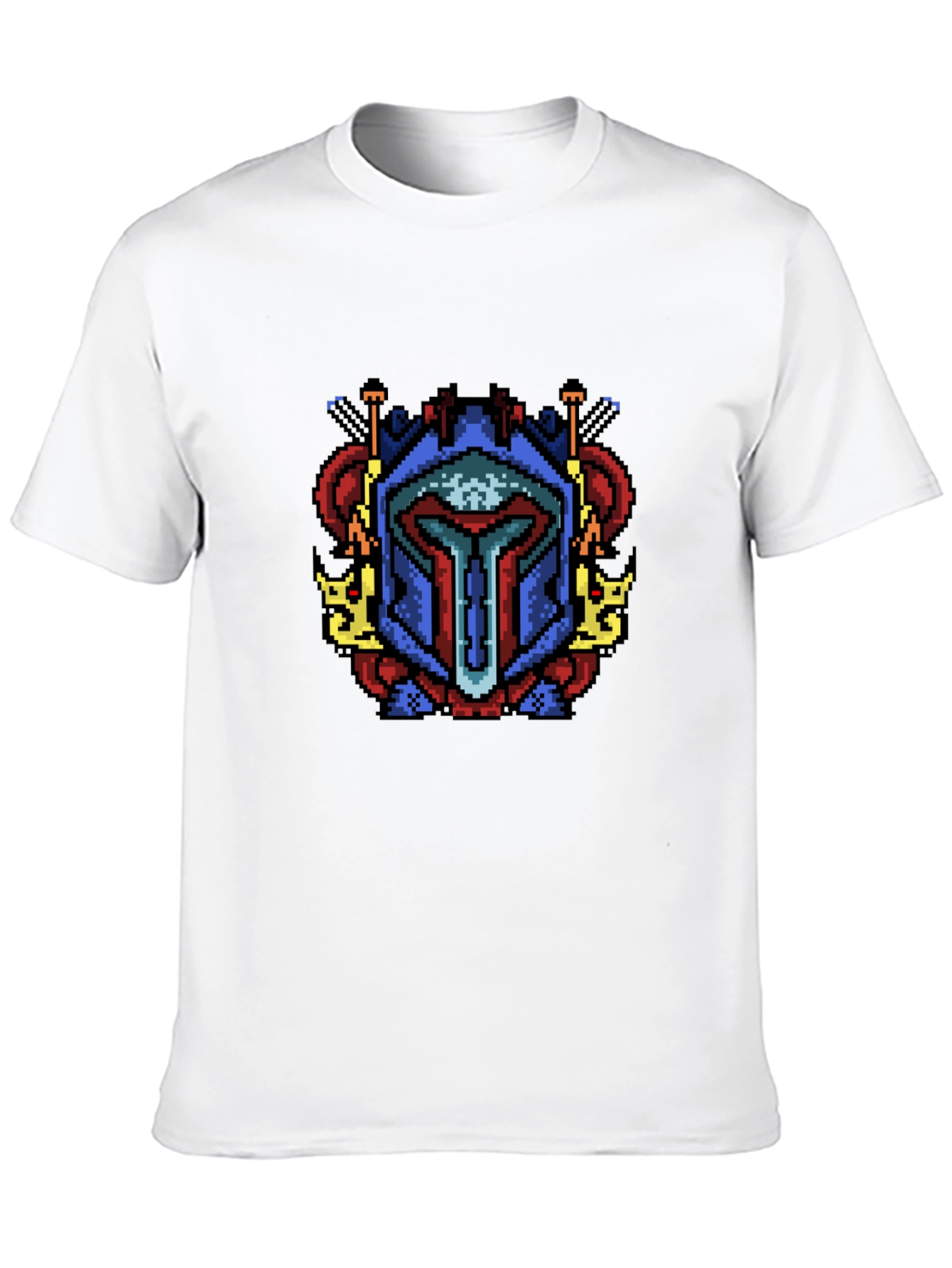 Pixel Art Mandalorian T-Shirt - Sci-Fi Cool