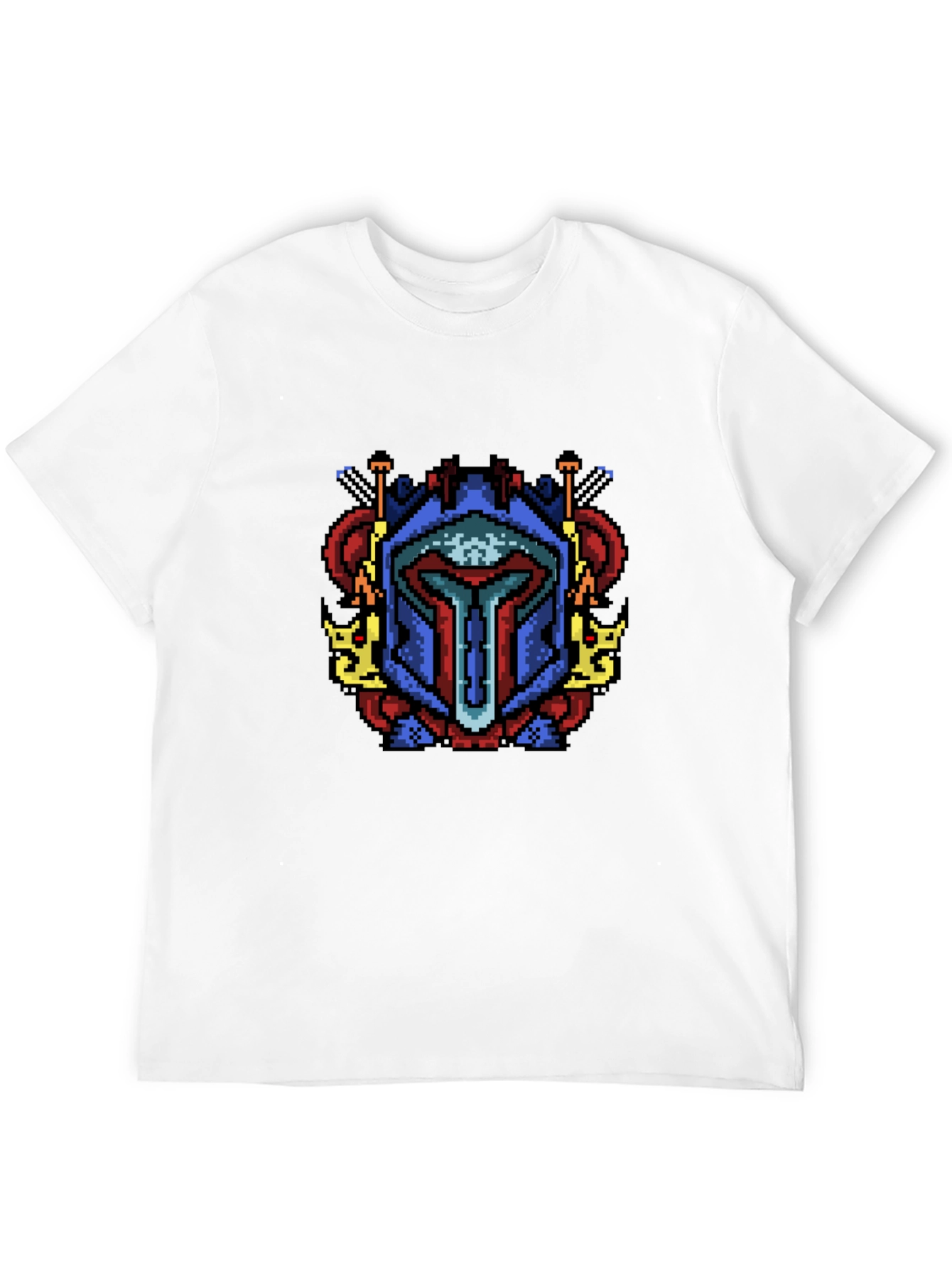Pixel Art Mandalorian T-Shirt - Sci-Fi Cool