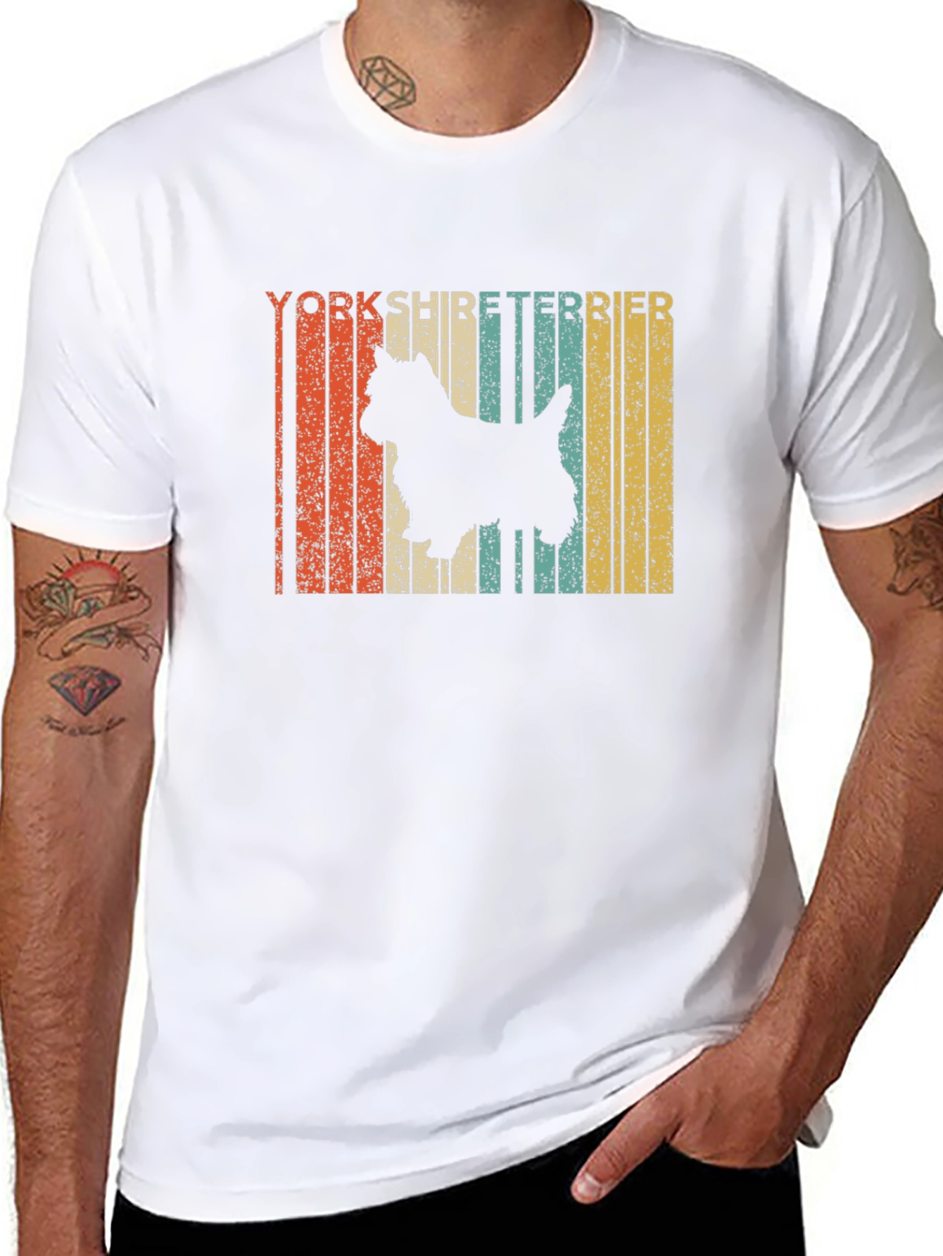 Retro Yorkshire Terrier Graphic Tee