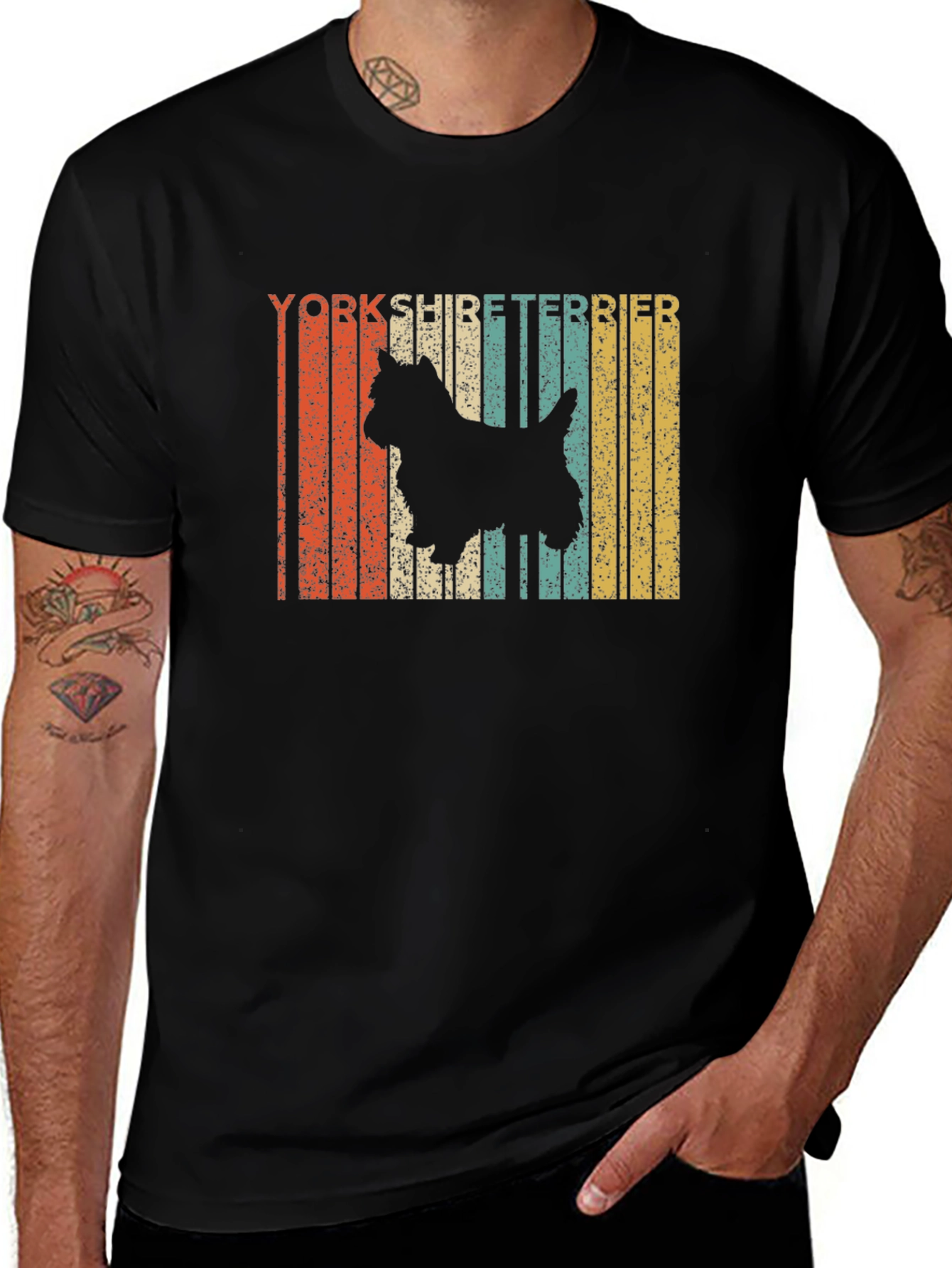 Retro Yorkshire Terrier Graphic Tee