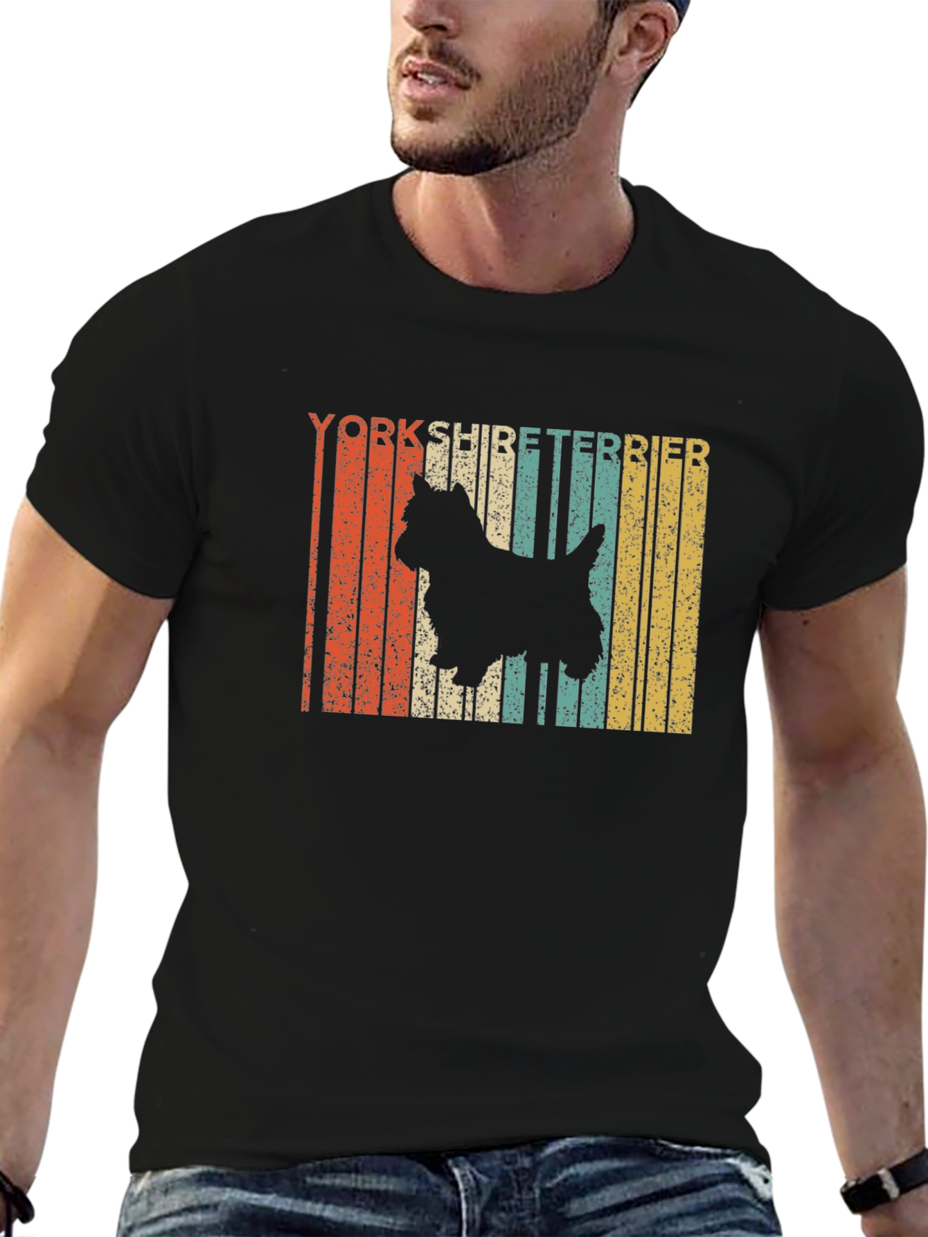 Retro Yorkshire Terrier Graphic Tee