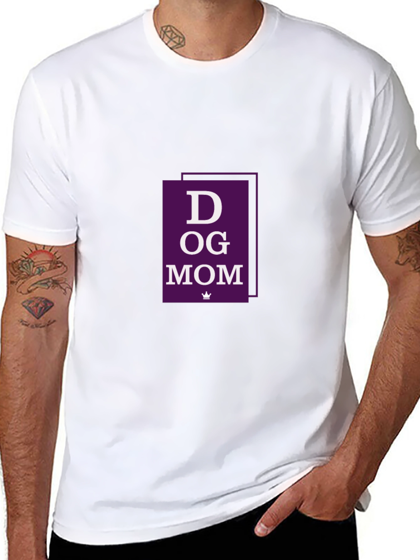 Dog Mom T-Shirt - Stylish Pet Lover Tee