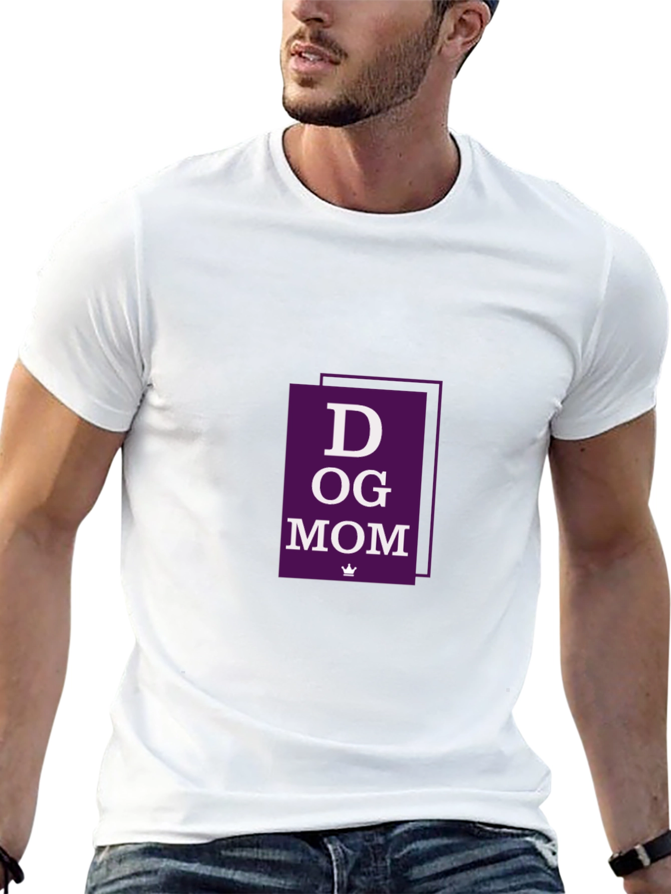Dog Mom T-Shirt - Stylish Pet Lover Tee