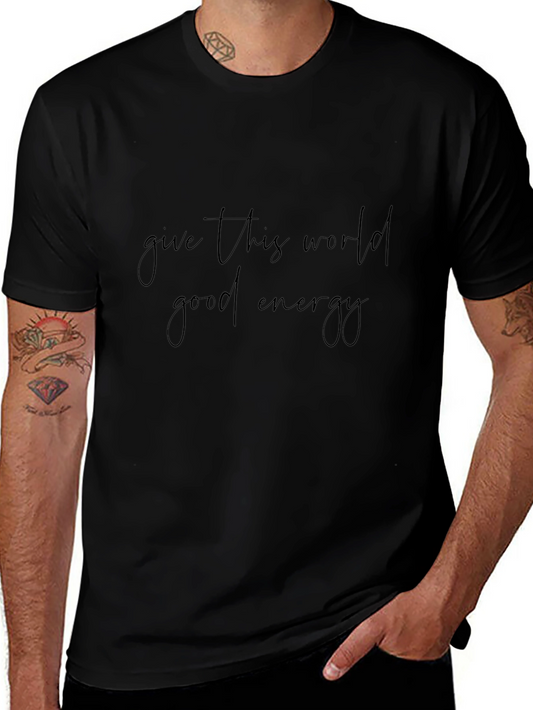 Good Energy Black Graphic Tee