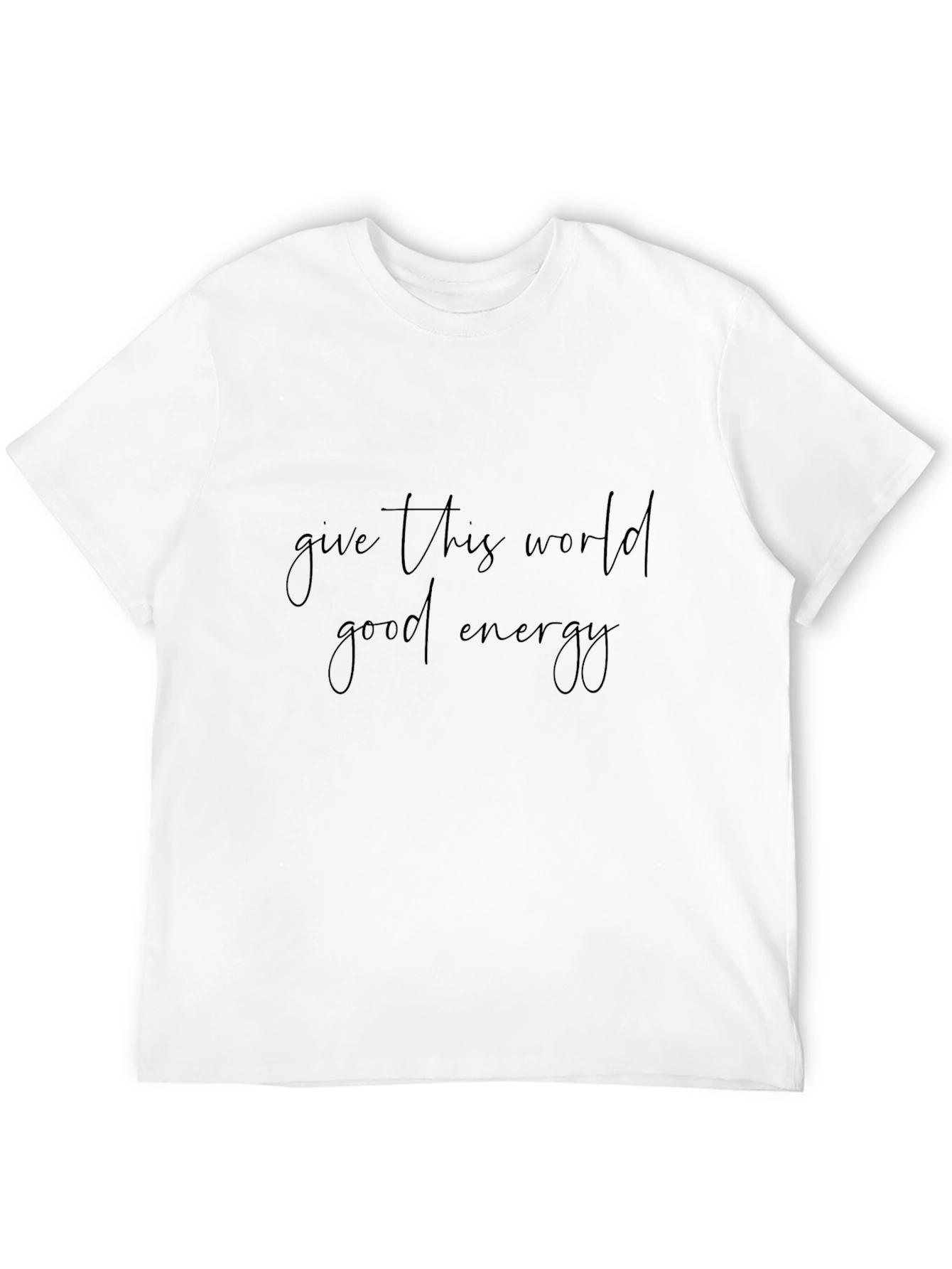 Good Energy Black Graphic Tee
