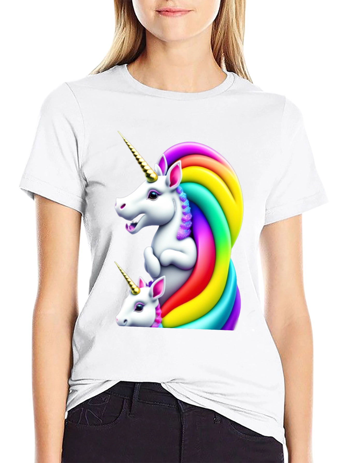 Rainbow Unicorn Graphic Tee