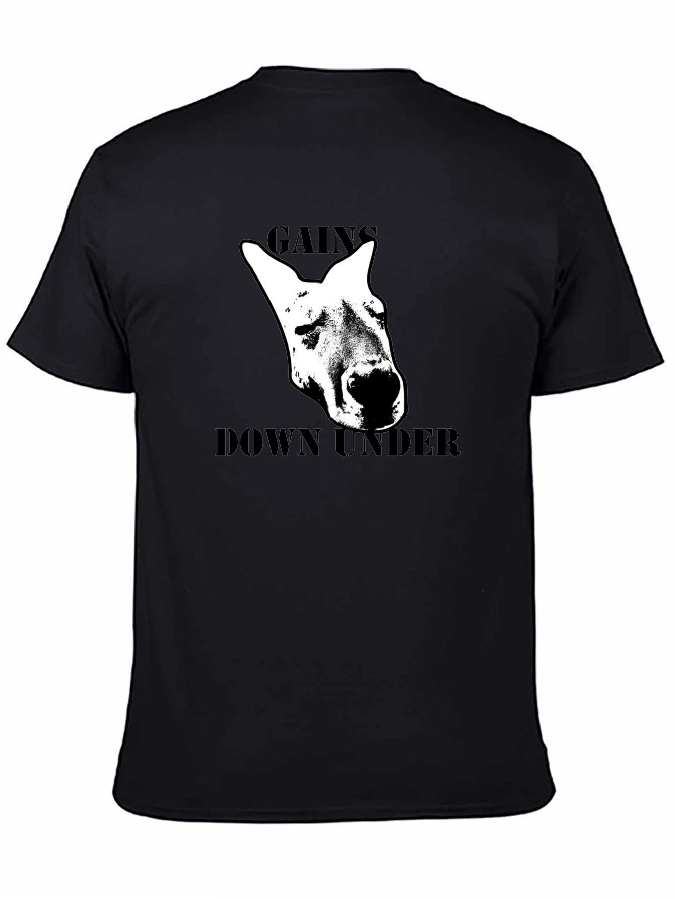 Gains Down Under Kangaroo Graphic T-Shirt