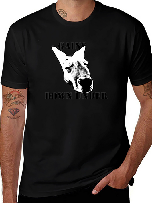Gains Down Under Kangaroo Graphic T-Shirt