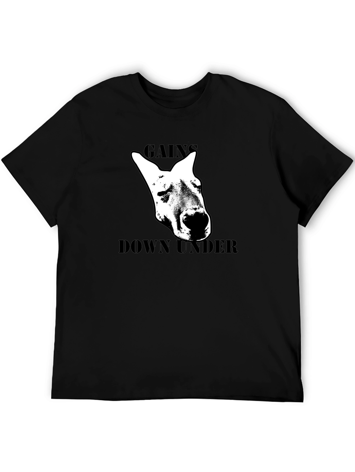 Gains Down Under Kangaroo Graphic T-Shirt