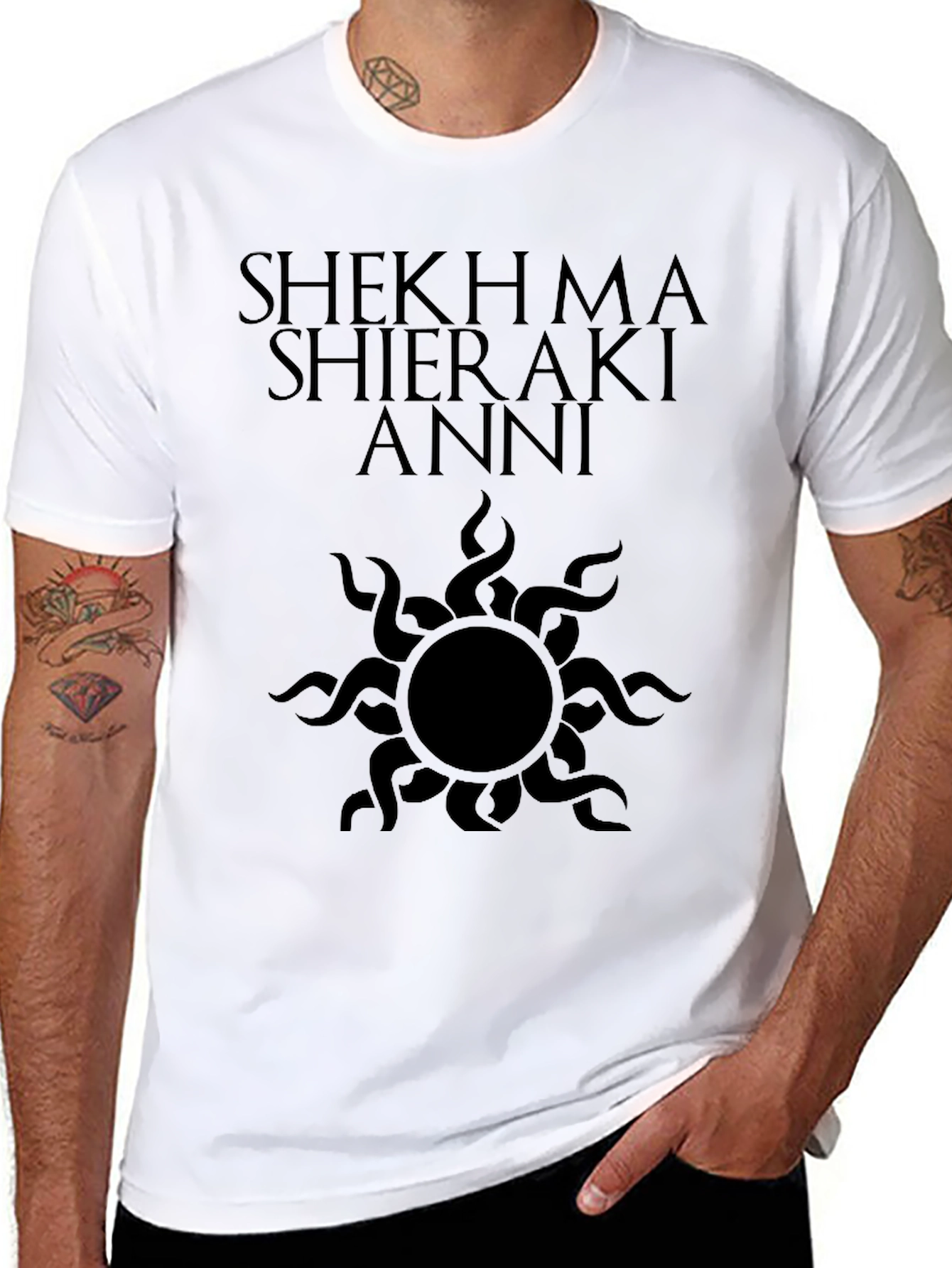 Shekhma Shieraki Anni T-Shirt - Black Graphic Tee