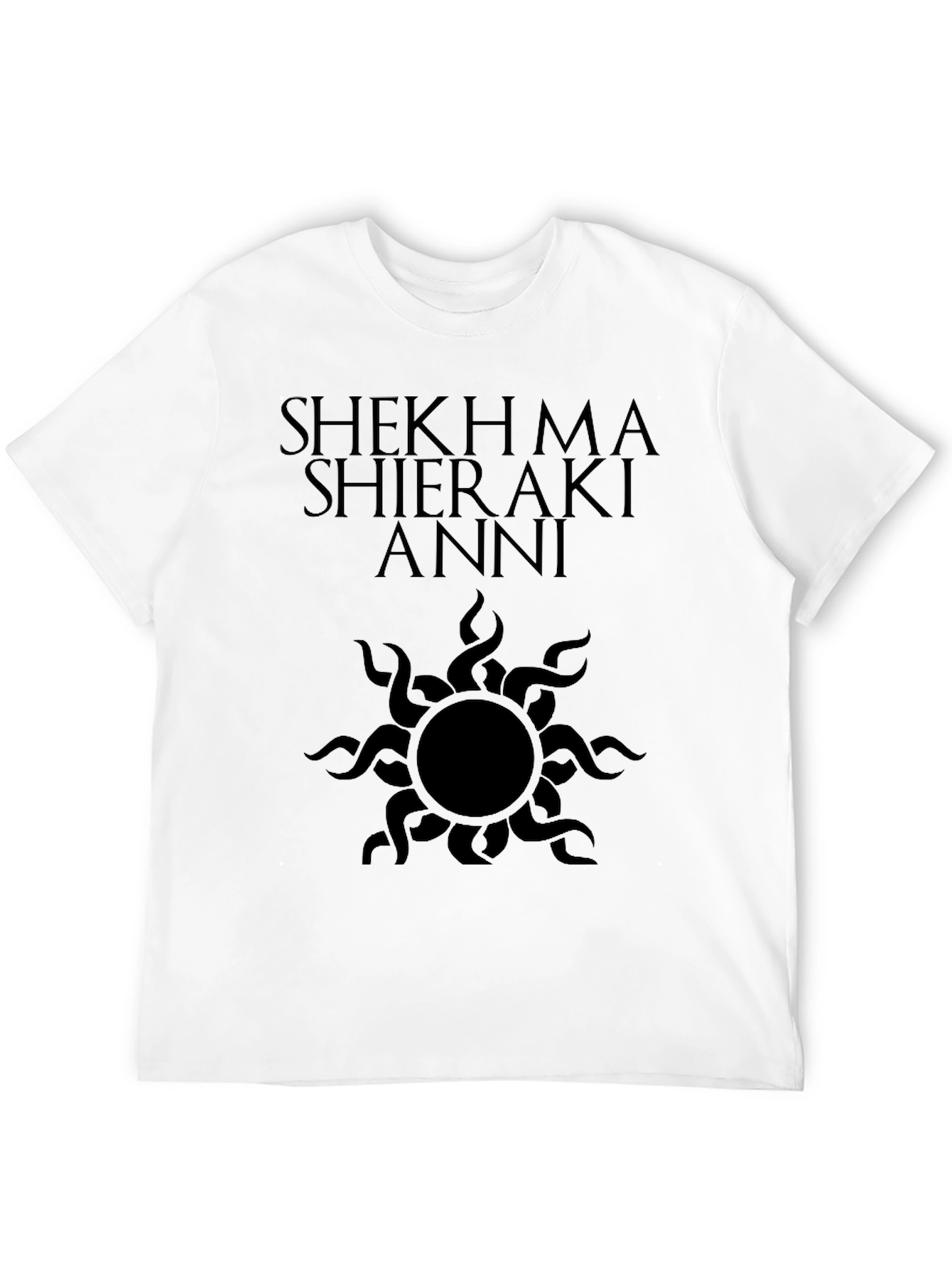 Shekhma Shieraki Anni T-Shirt - Black Graphic Tee