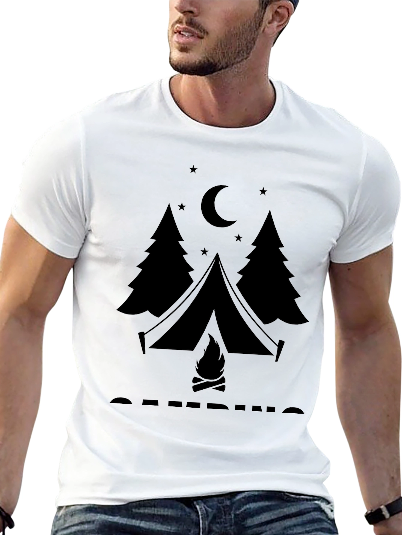 Camping Graphic Tee - Adventure Ready