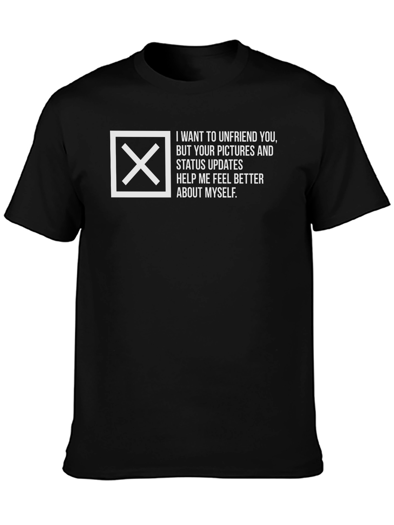 Unfriend You Graphic Tee - Funny Social Media Shirt
