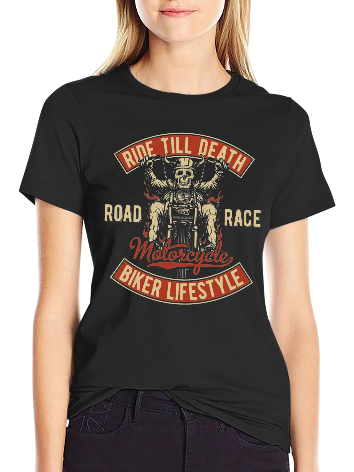 Ride Till Death Biker T-Shirt